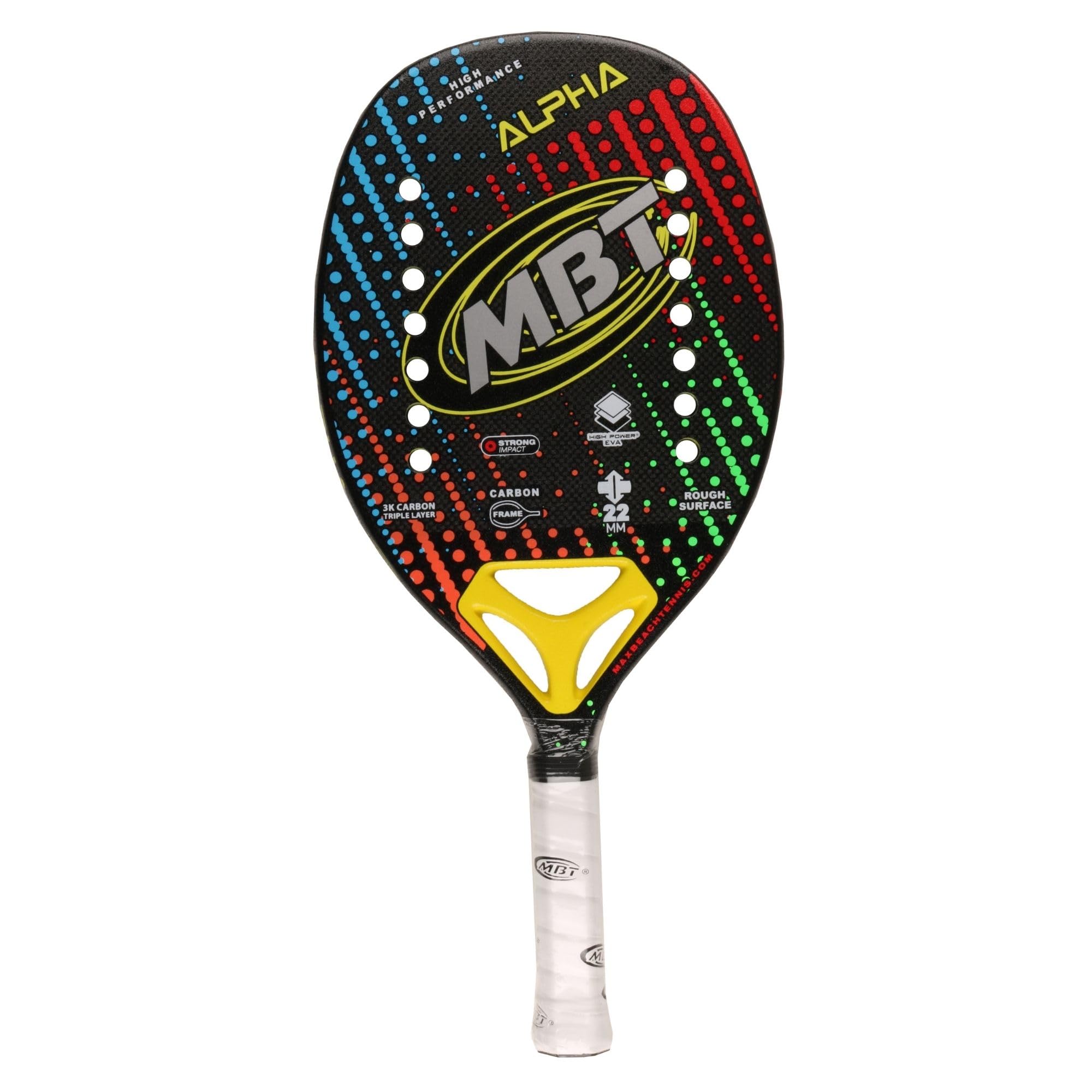 MBT ALPHA - Racchetta Beach Tennis 100% Carbonio 3K