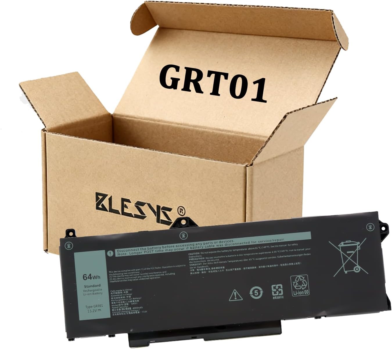Blesys GRT01 Batteria per Dell Latitude e Precision - immagine 1