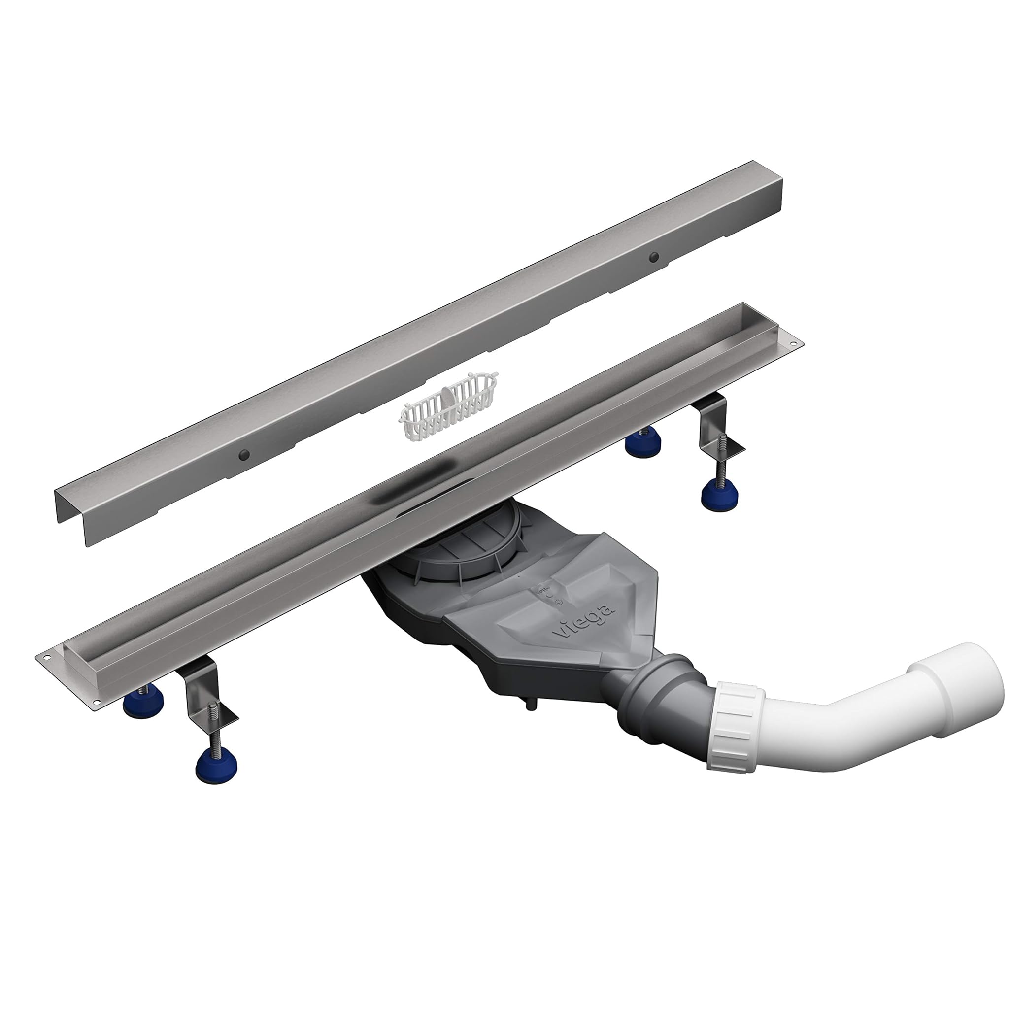 Aquabad® Slim Pro - Canalina Doccia 60cm Inox