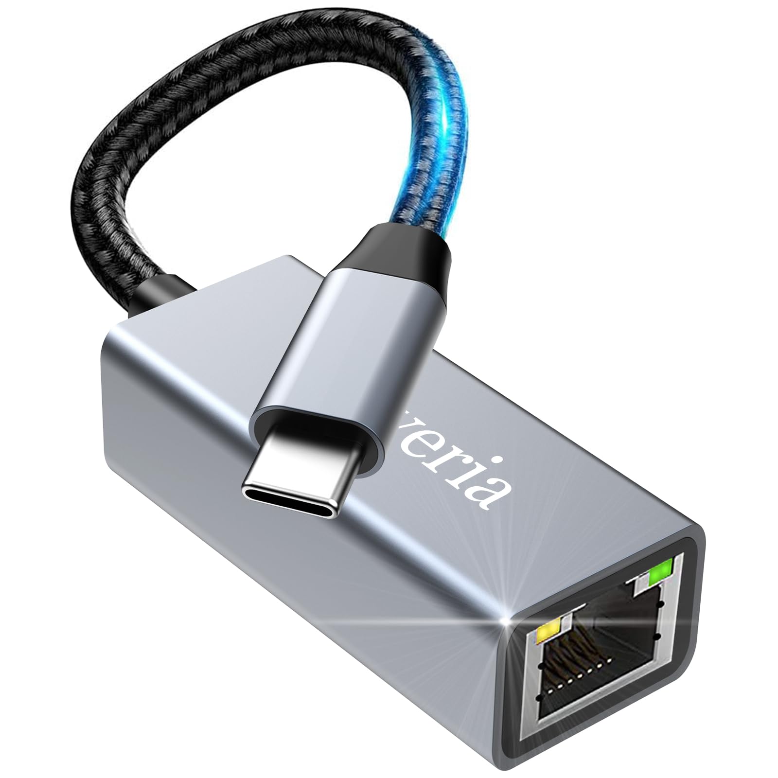 Oliveria Adattatore USB C a Ethernet RJ45 Gigabit LAN