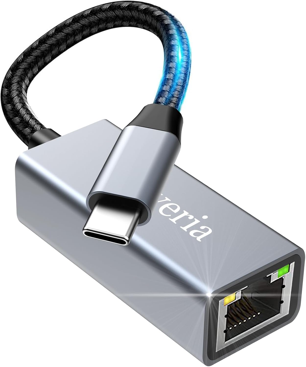 Oliveria Adattatore USB C a Ethernet RJ45 Gigabit LAN - immagine 1