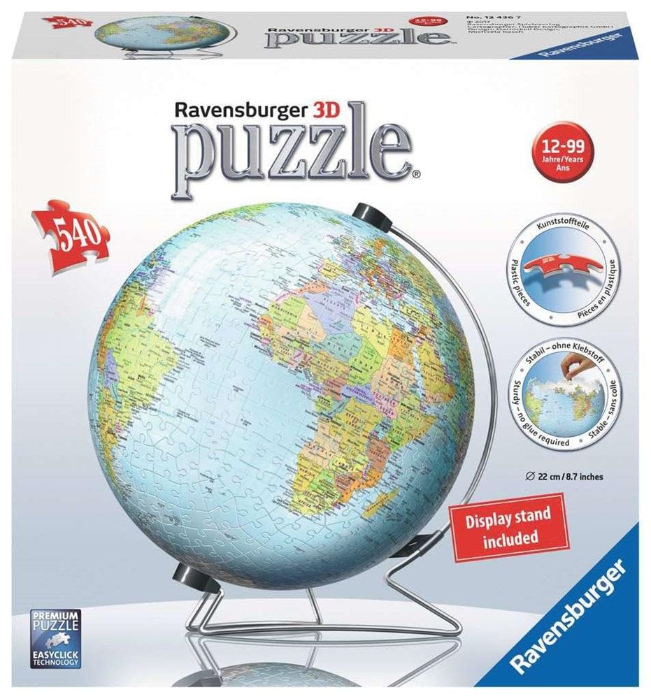 Ravensburger Puzzle 3D Globo 540 Pezzi