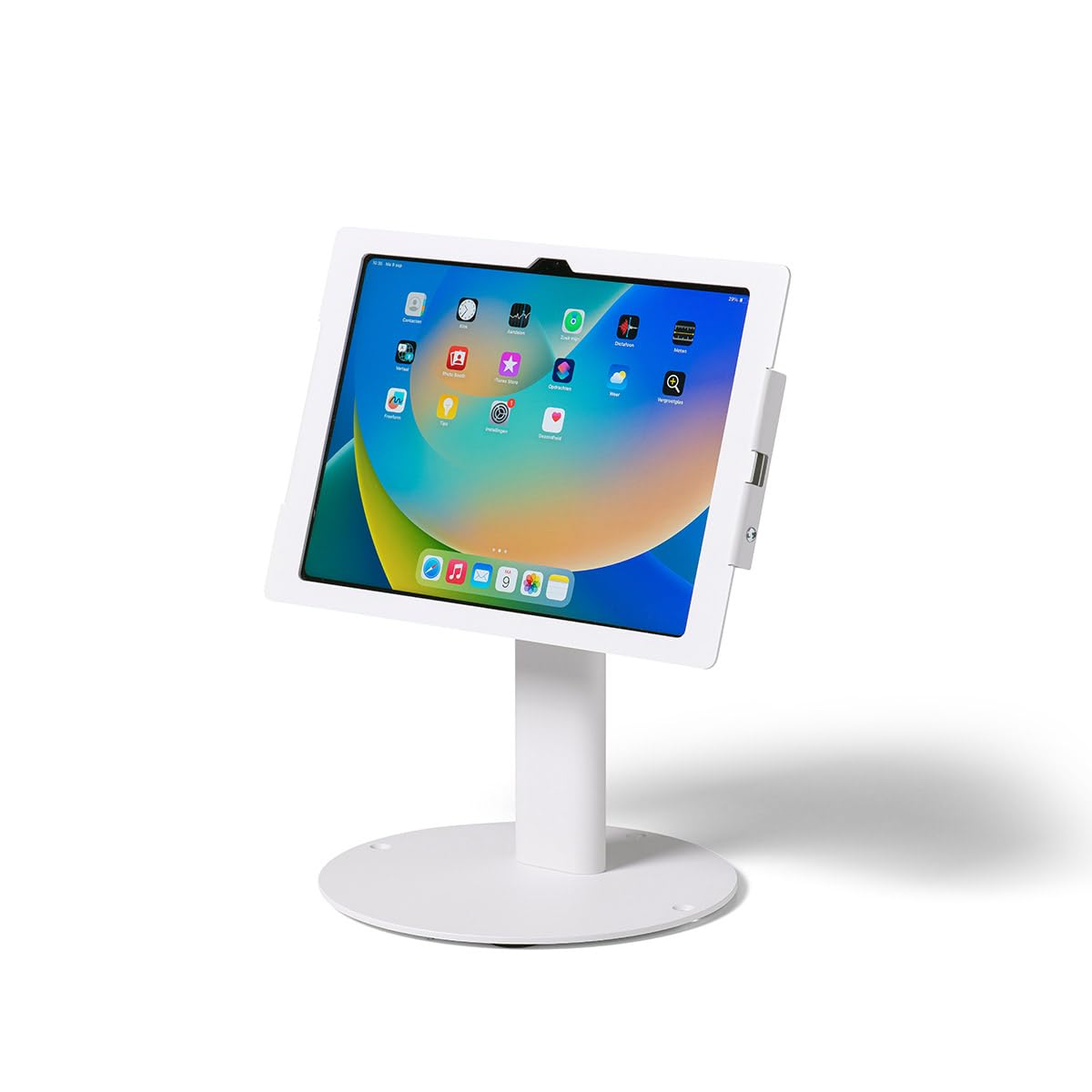 Tabdoq Supporto da Tavolo Girevole e Inclinabile, Bianco