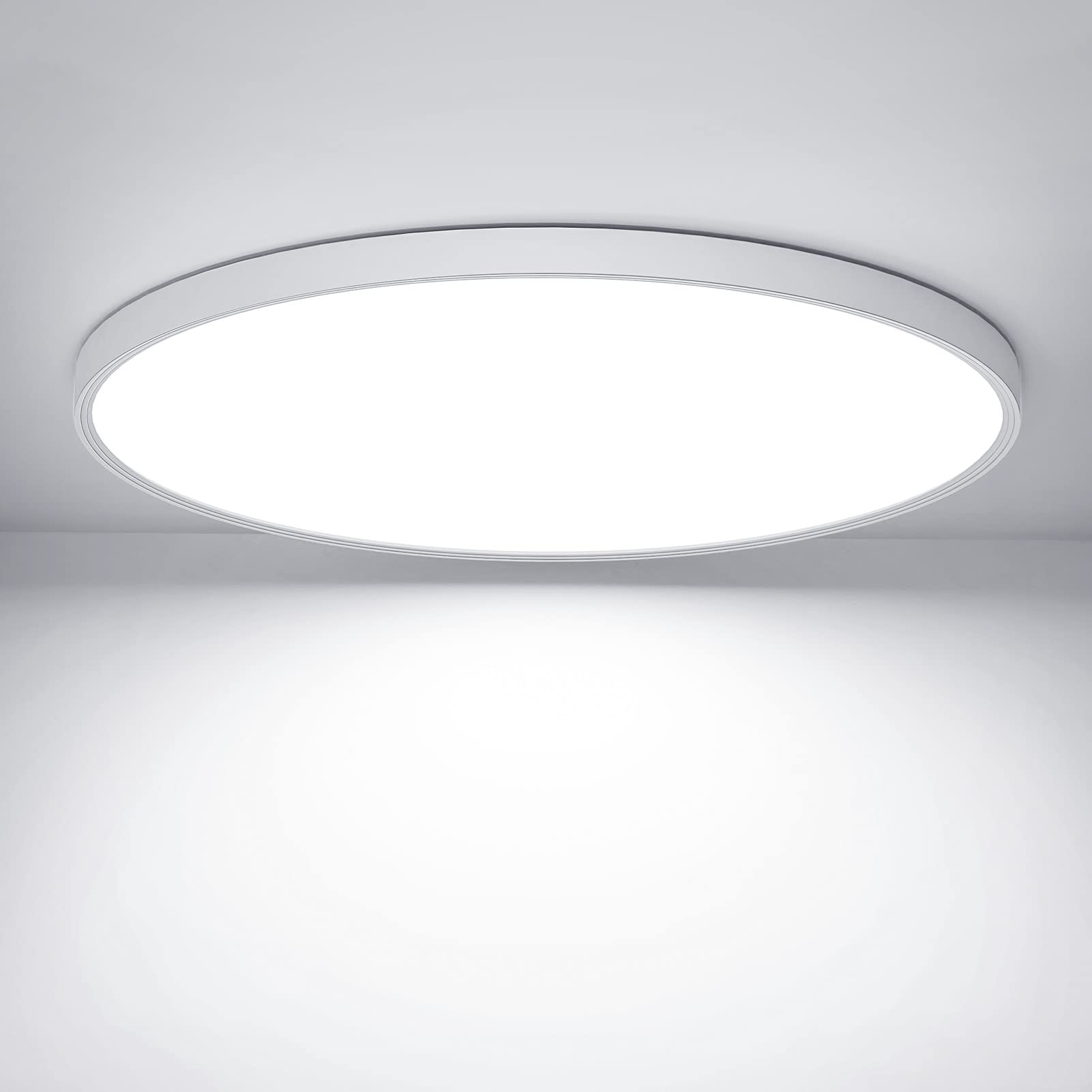 Ouila Plafoniera LED Rotonda Piatta 24W 6500K