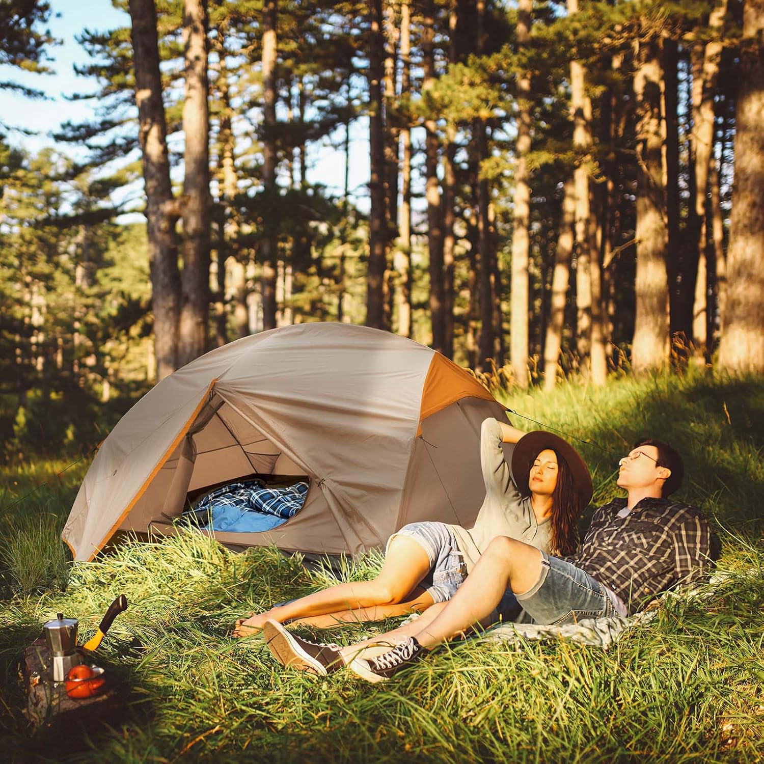 Bessport Tenda da Campeggio 2-3 Persone 4 Stagioni - immagine 6