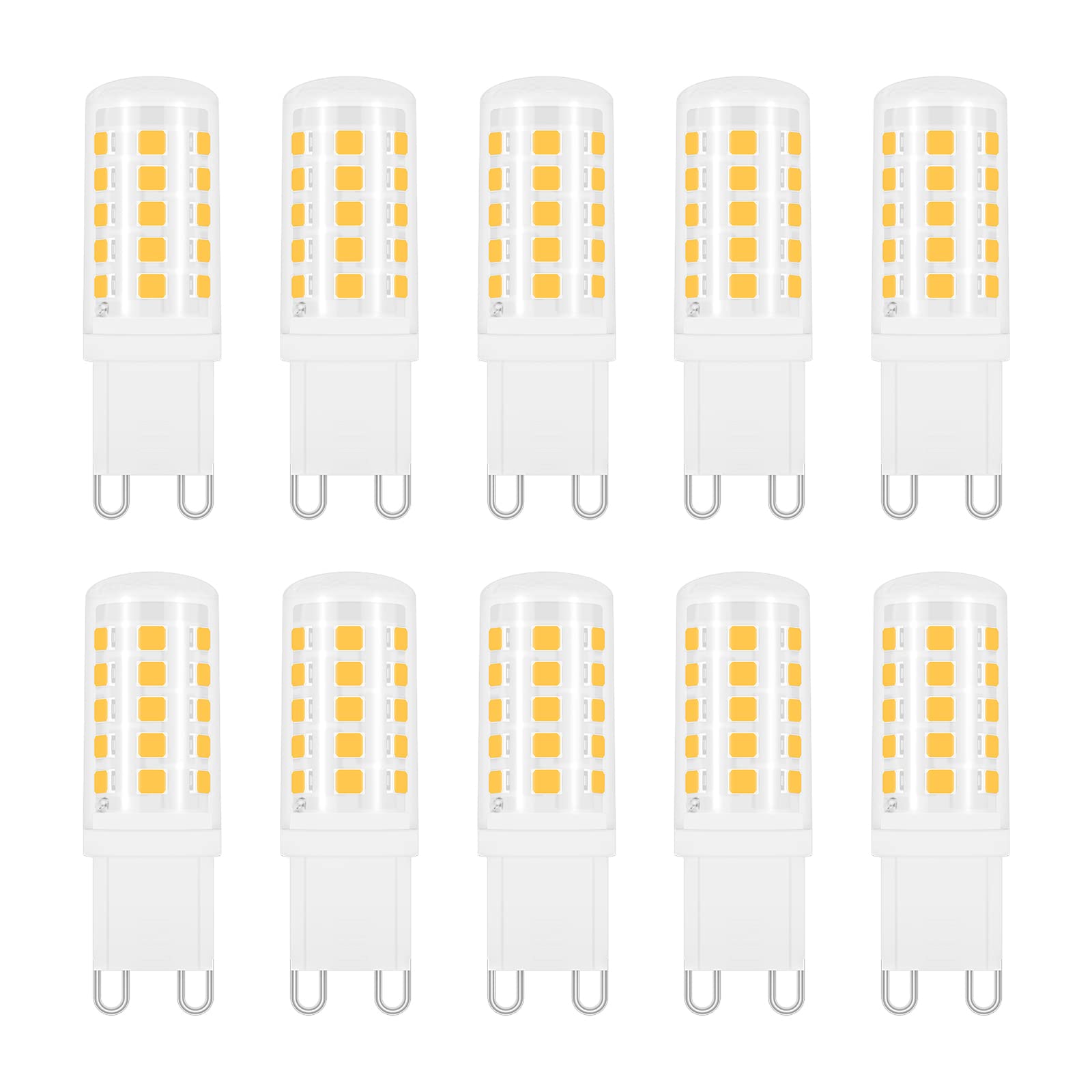 Lampadina LED G9 4W Luce Naturale 4000K, 10 Pezzi