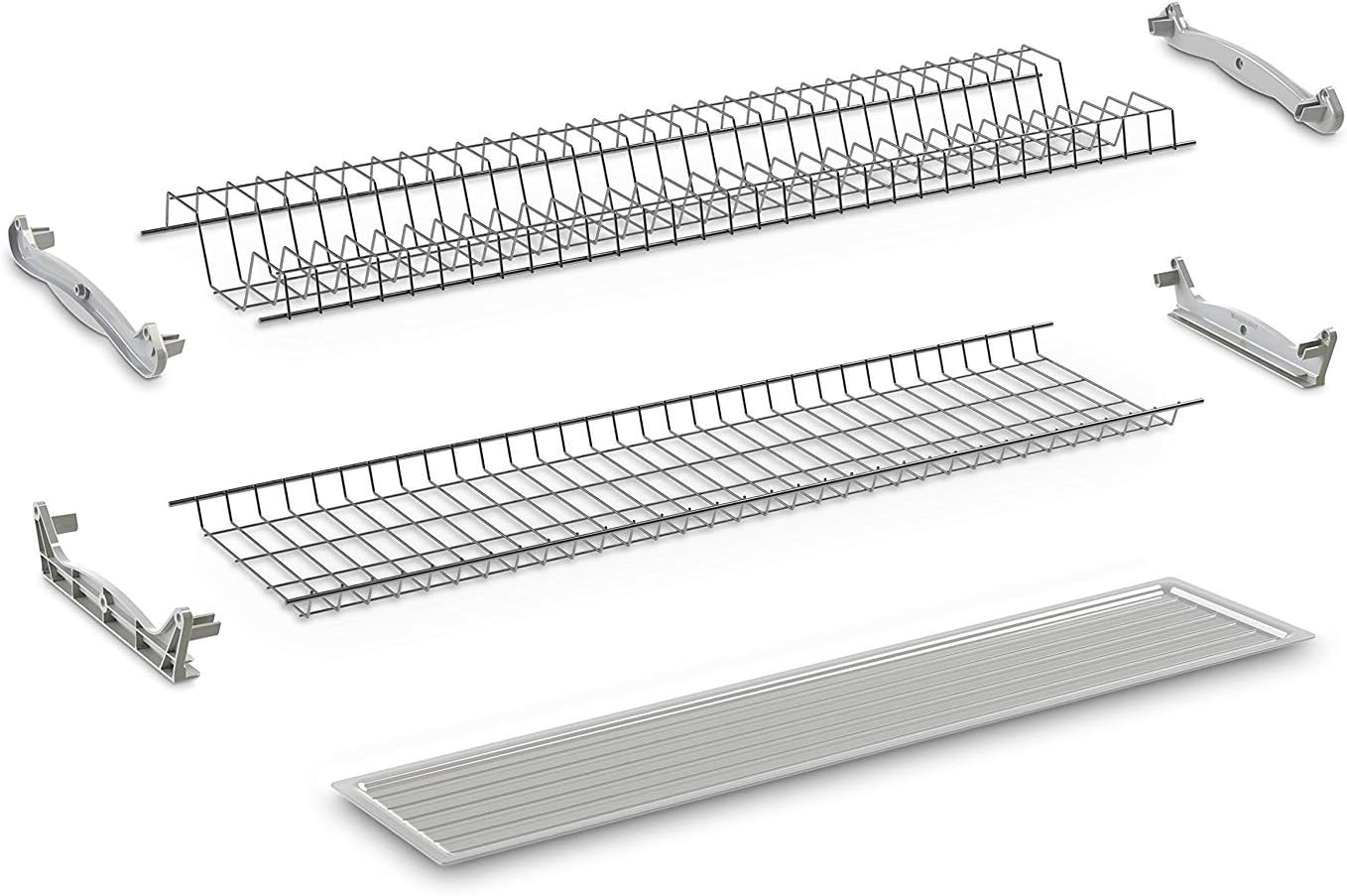 COMPAGNUCCI STORE SCOLAPIATTI IN KIT PLASTIFICATO GRIGIO PER MOBILE DA 60 cm