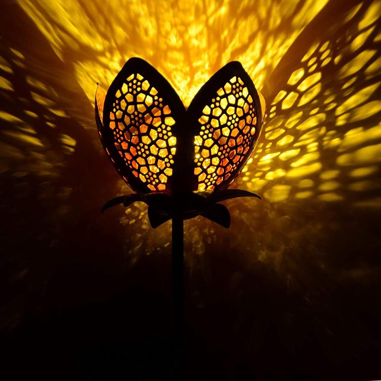 Lampade Solari da Esterni a Fiore, IP65, 2 Pezzi - immagine 3