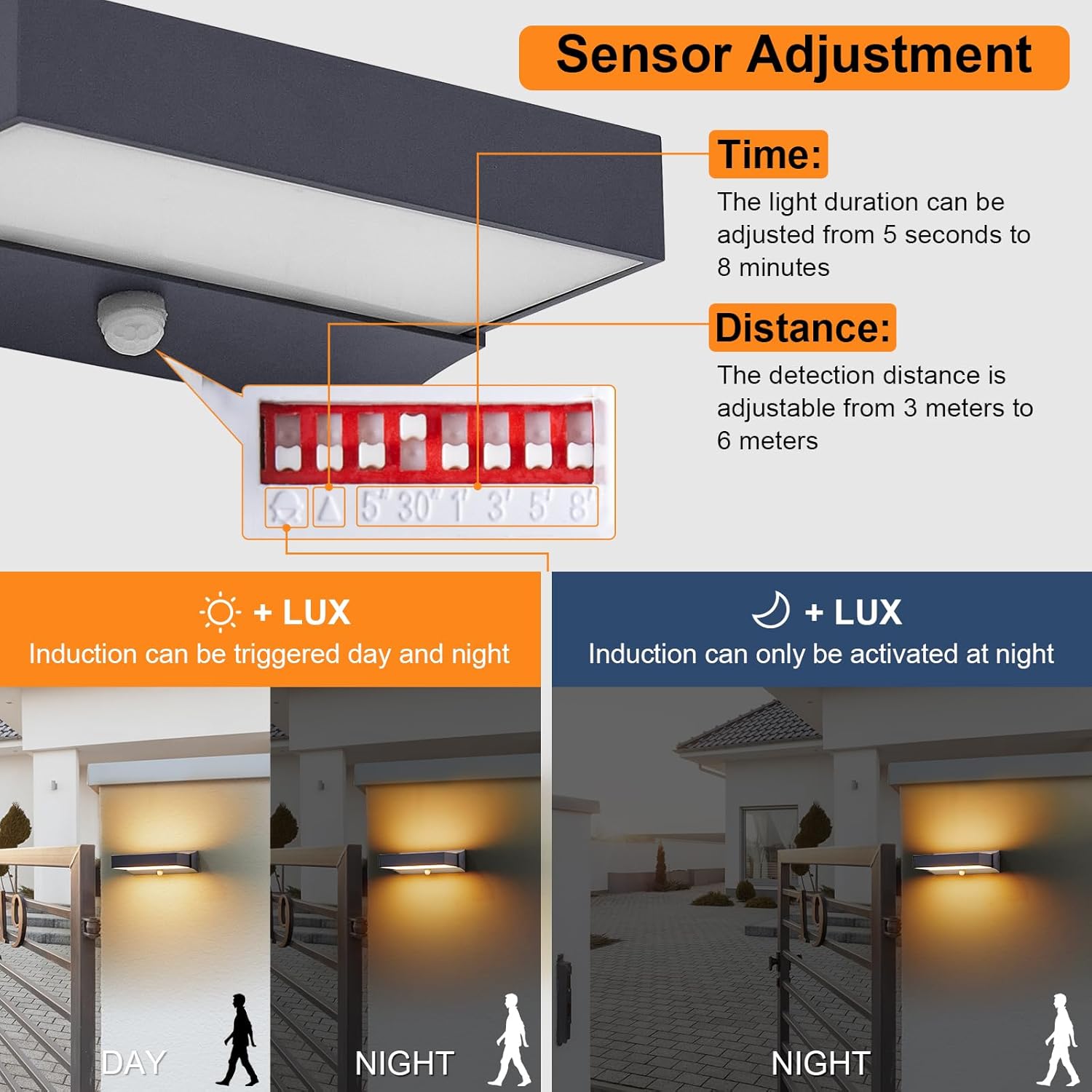 Celavy Applique da Parete Esterno con Sensore di Movimento - immagine 2