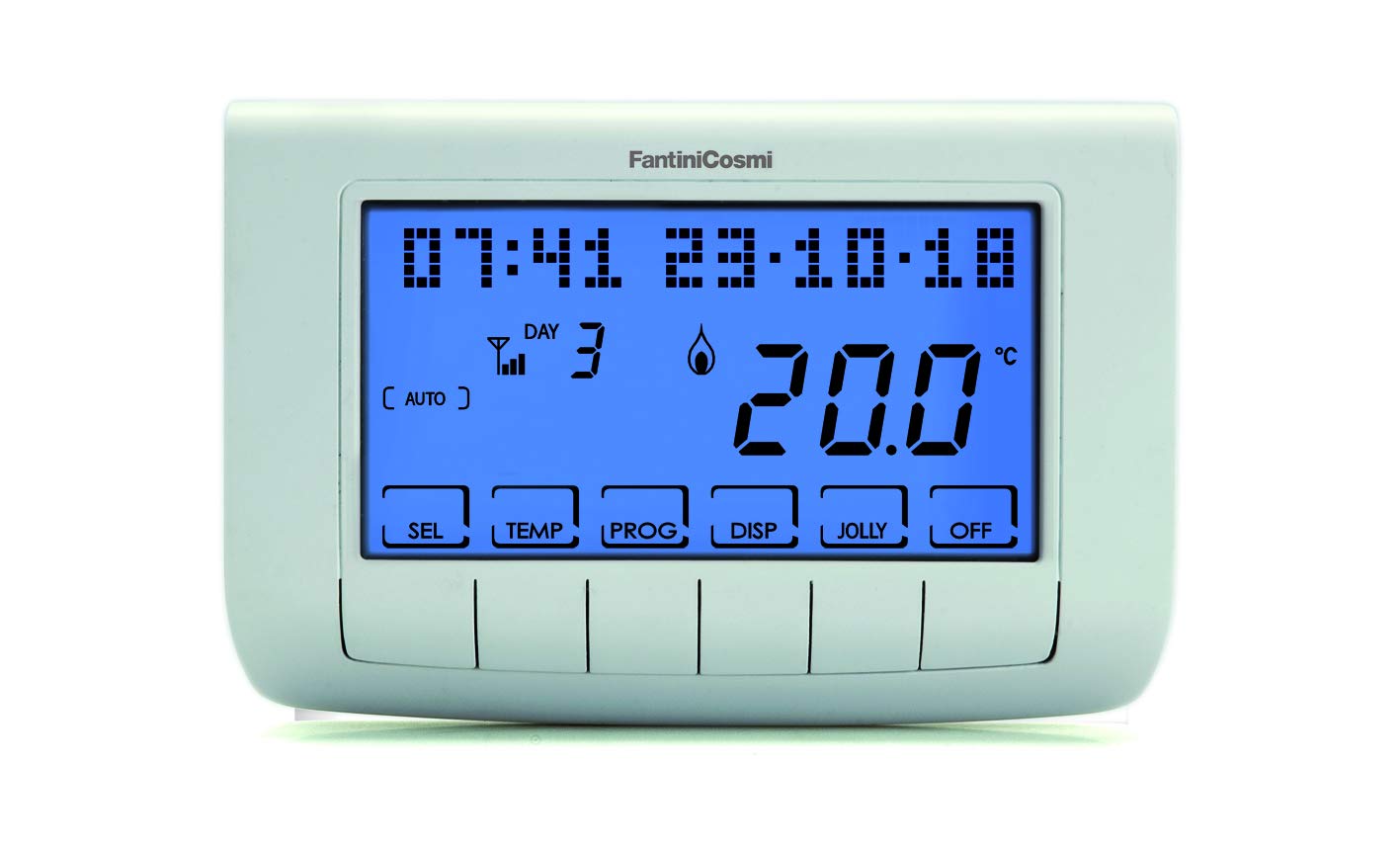 FANTINI COSMI CH140GSM2 - Cronotermostato con modem GSM integrat, Bianco