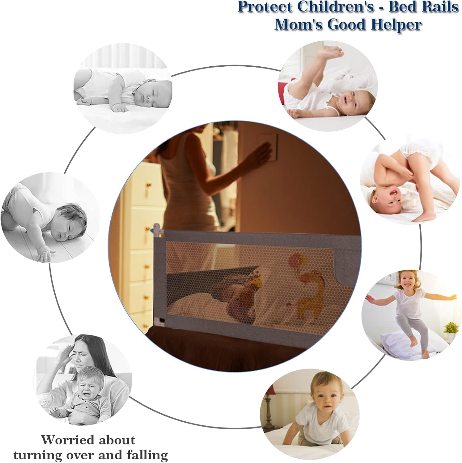 Hileyolla Sponde Letto Bambini 150 CM - immagine 4