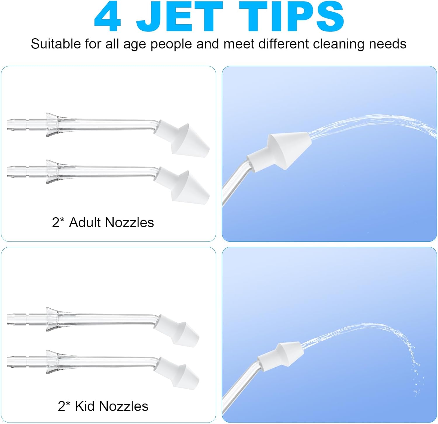 URAQT Neti Pot Elettrico 300ml con 40 Sali Nasali - immagine 3