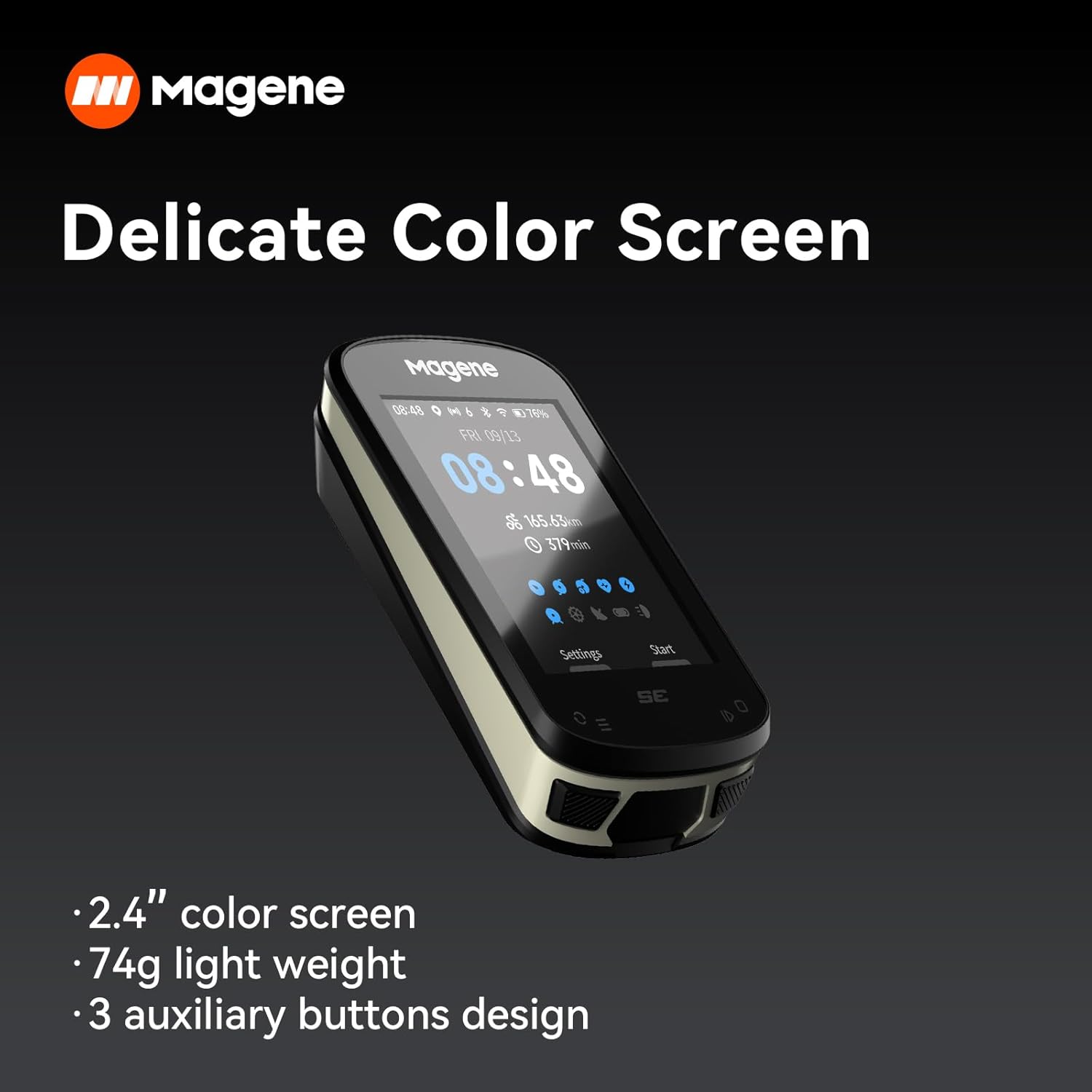 Magene C506SE GPS Ciclocomputer 2.4" a colori - immagine 2