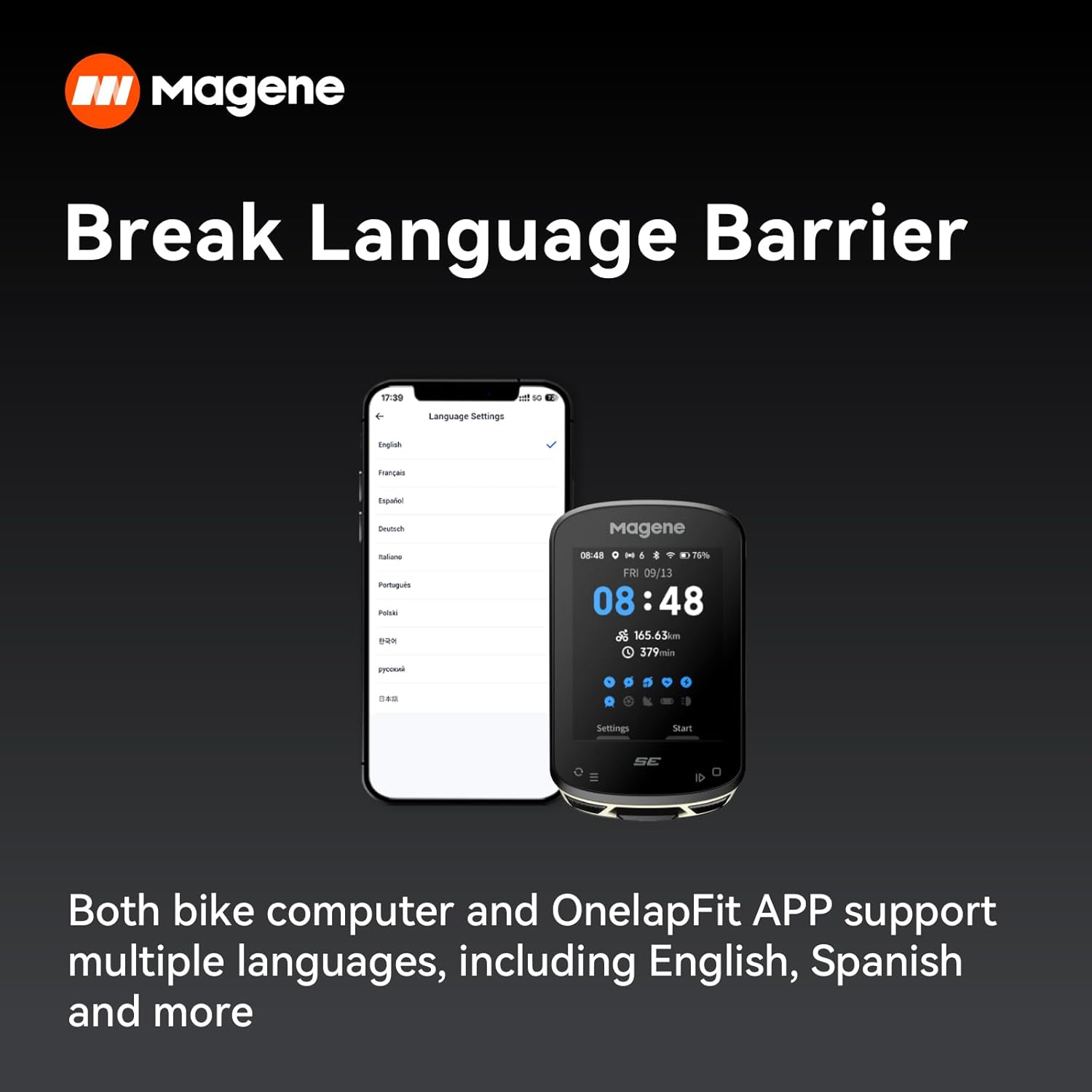 Magene C506SE GPS Ciclocomputer 2.4" a colori - immagine 8