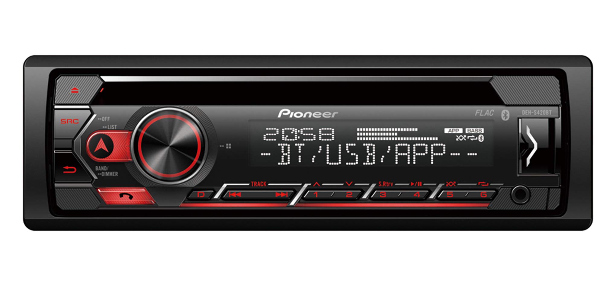 Pioneer Deh-S420Bt - Autoradio 1DIN Bluetooth