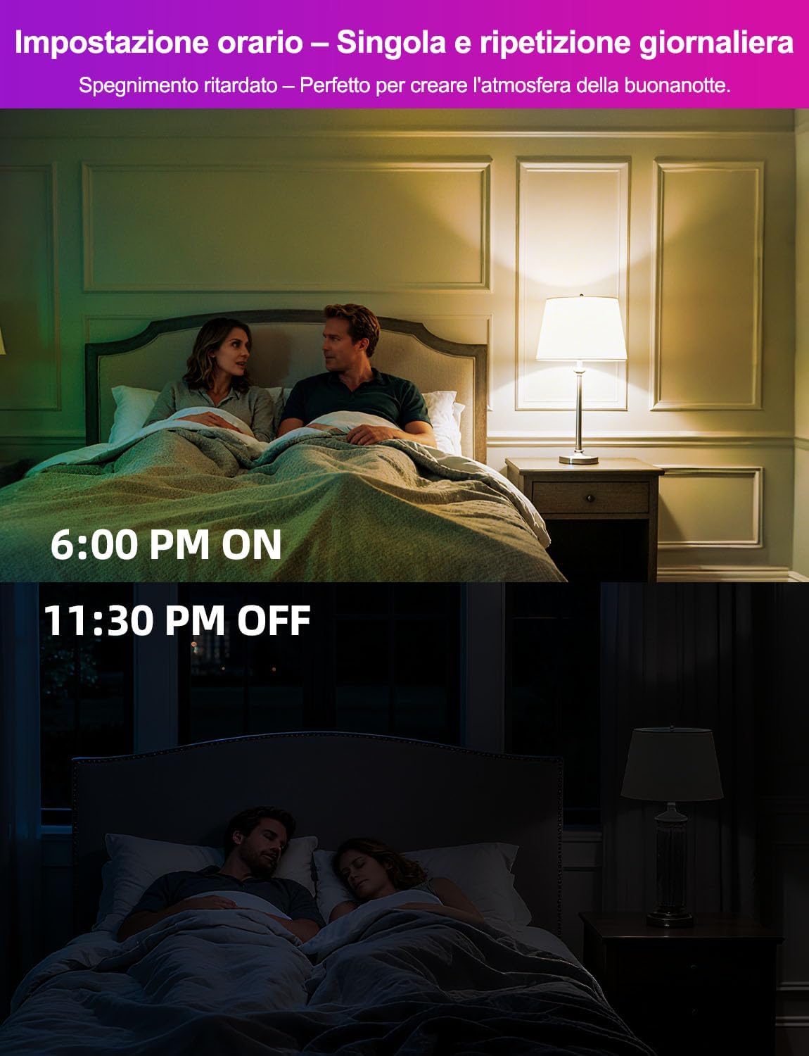 Ilc Lampadine Alexa Smart LED E27 12W (4 pezzi) - immagine 8