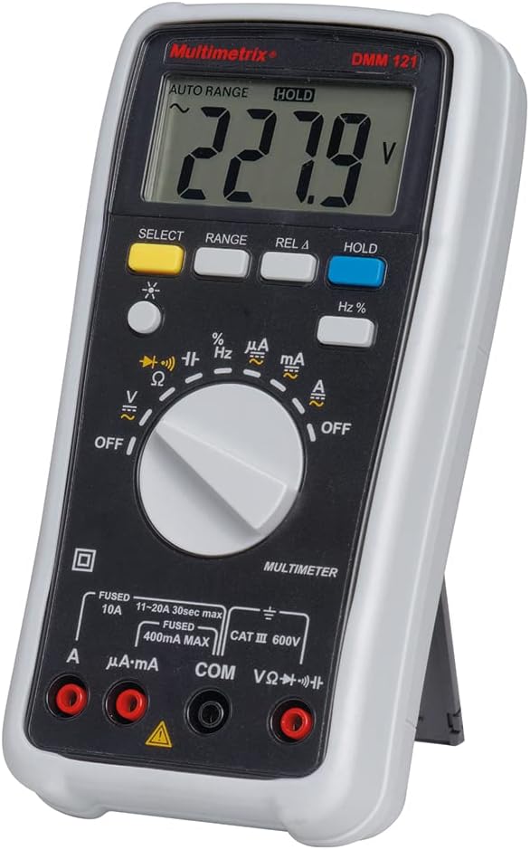 Multimetro Multimetrix DMM 121 Digitale CAT III 600V - immagine 1
