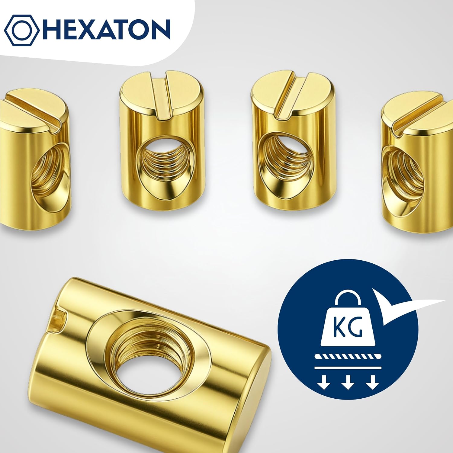 HEXATON Croce Tasselli Barrel Dadi Filettatura Dadi Cilindrici ...