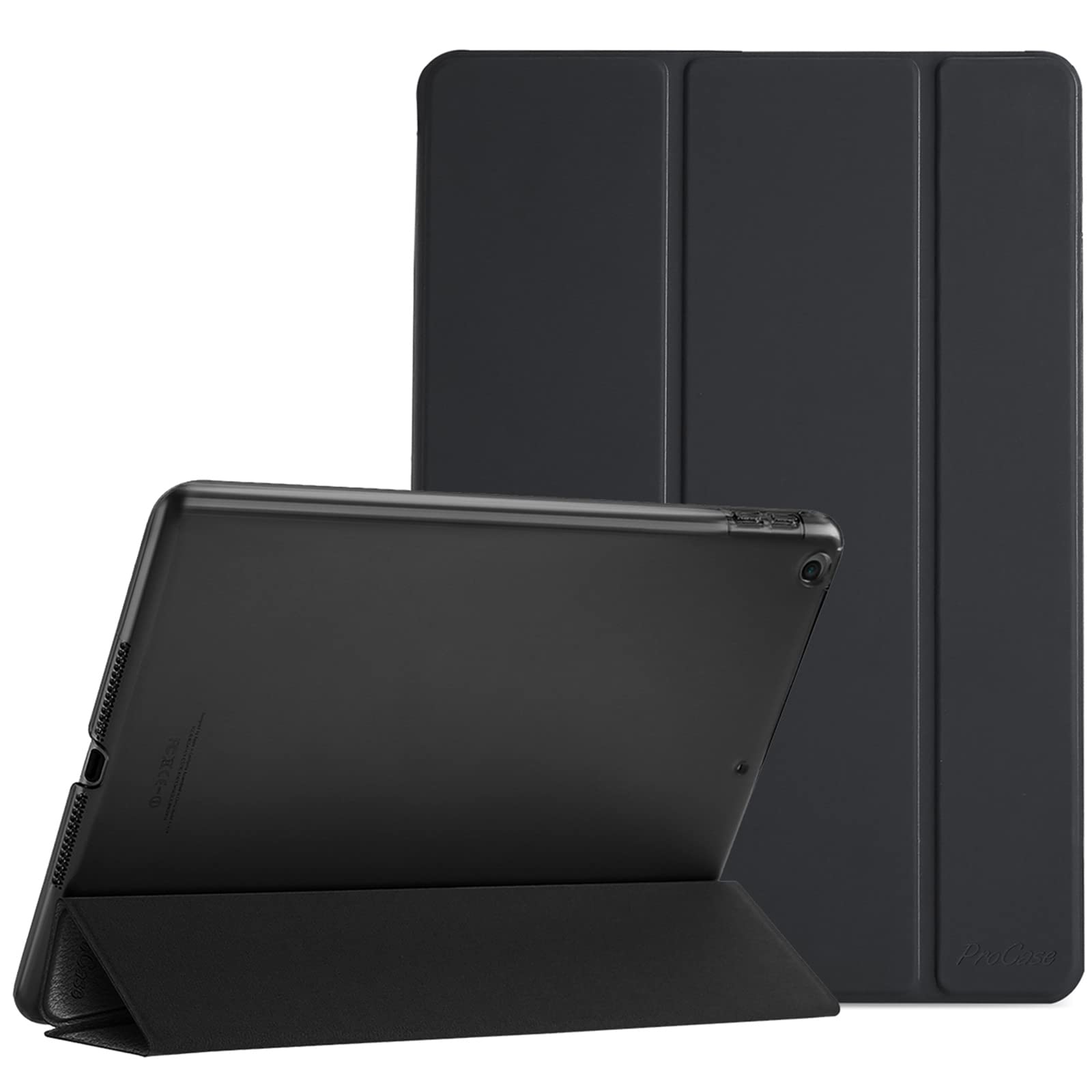 Procase Custodia Smart Cover per iPad 9.7 (2017/2018), Nero
