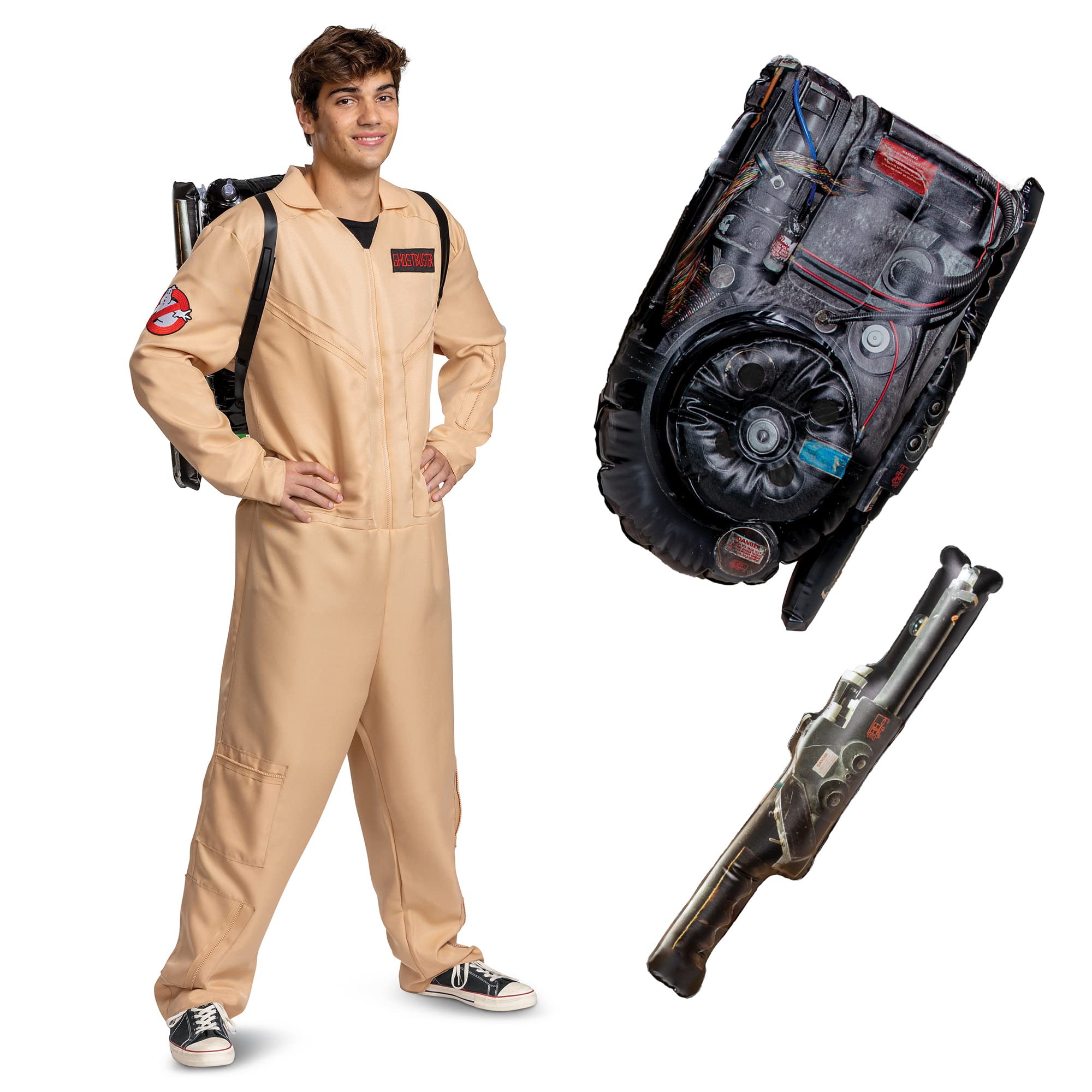 Disguise Costume Ghostbusters Deluxe Ufficiale, Unisex Adulti