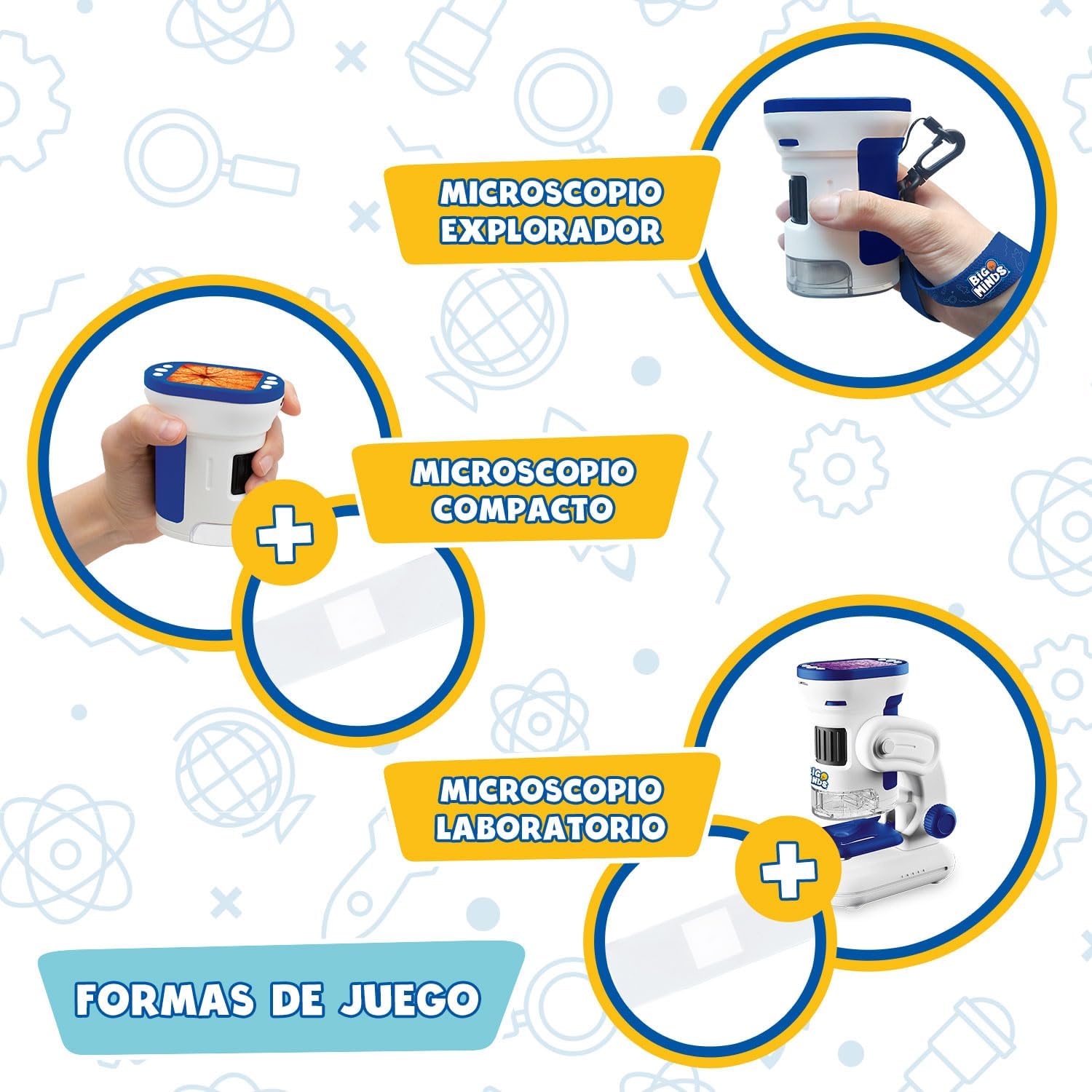 Big Minds - Microscopio Digitale Portatile per Bambini - immagine 2