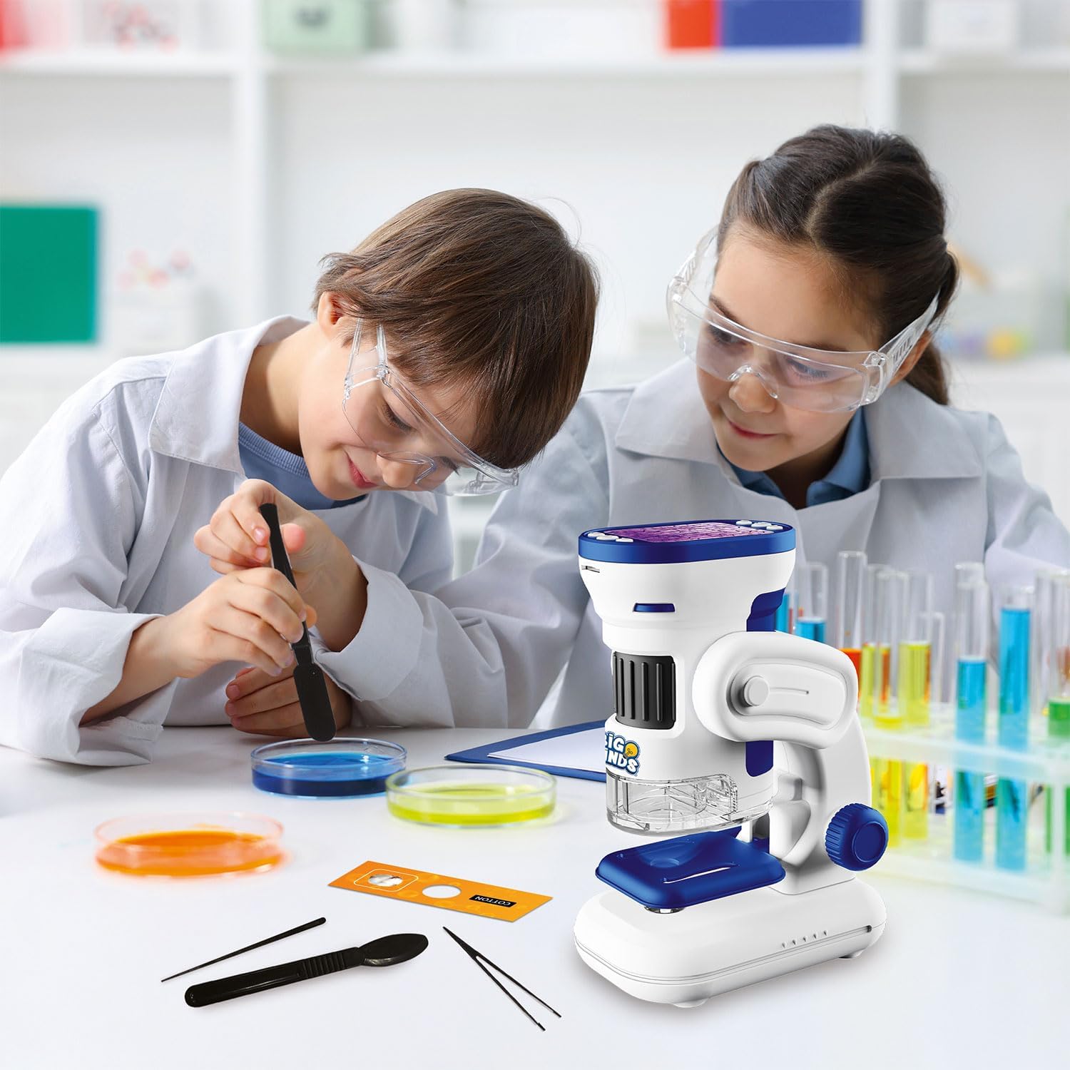 Big Minds - Microscopio Digitale Portatile per Bambini - immagine 5