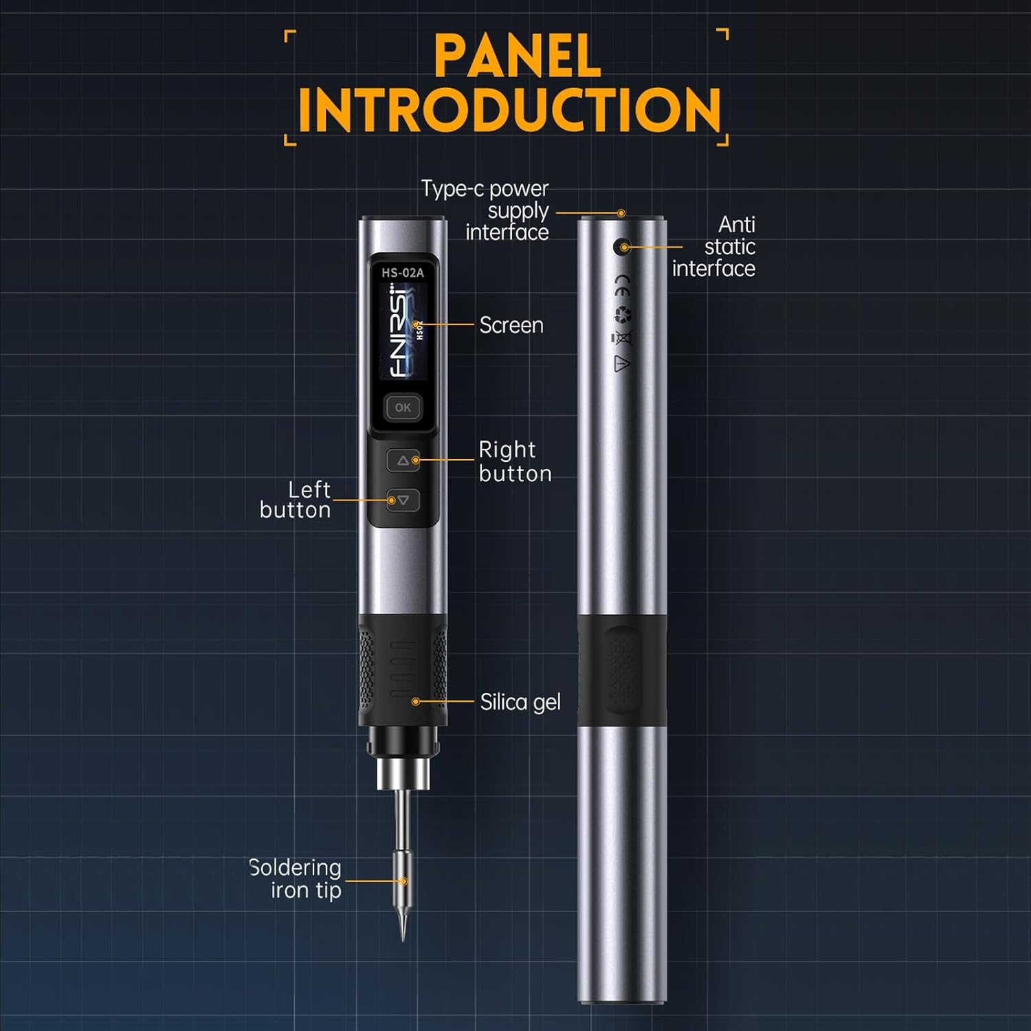 DEWIN Kit Saldatore Elettrico 100W DC9-24V - immagine 3