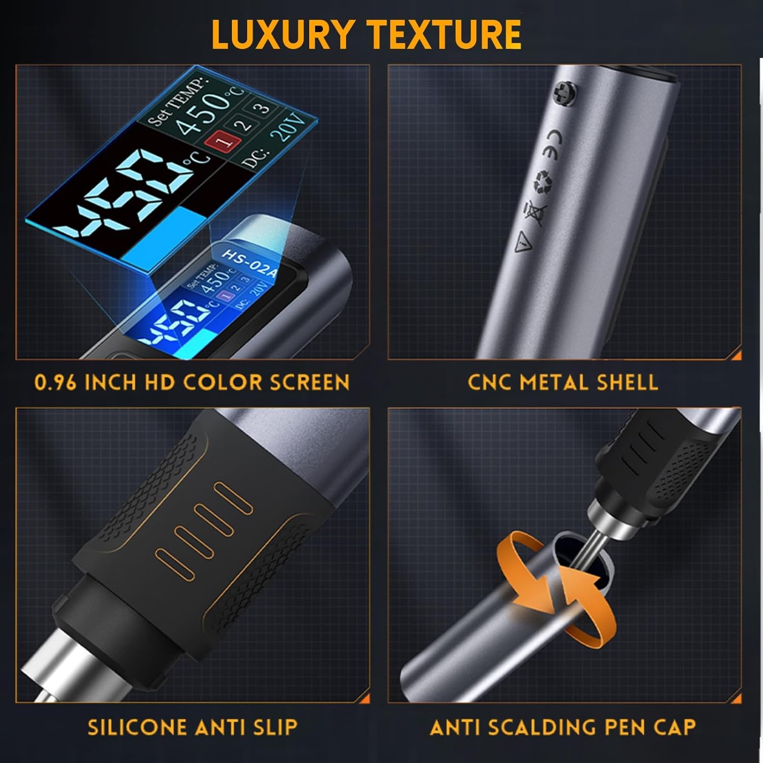 DEWIN Kit Saldatore Elettrico 100W DC9-24V - immagine 5