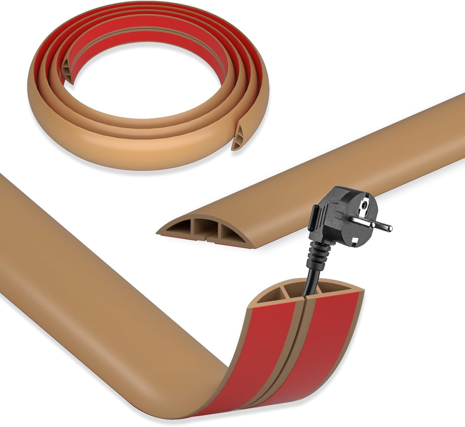 Protezioni per Cavi a Pavimento Autoadesive - immagine 1