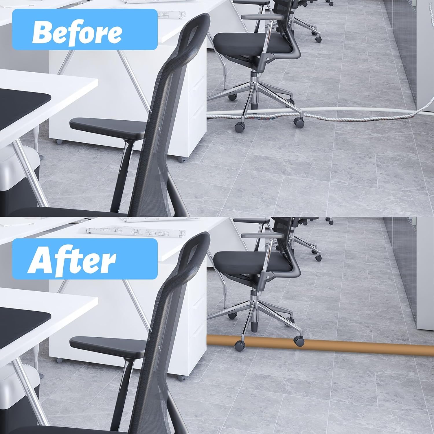 Protezioni per Cavi a Pavimento Autoadesive - immagine 3