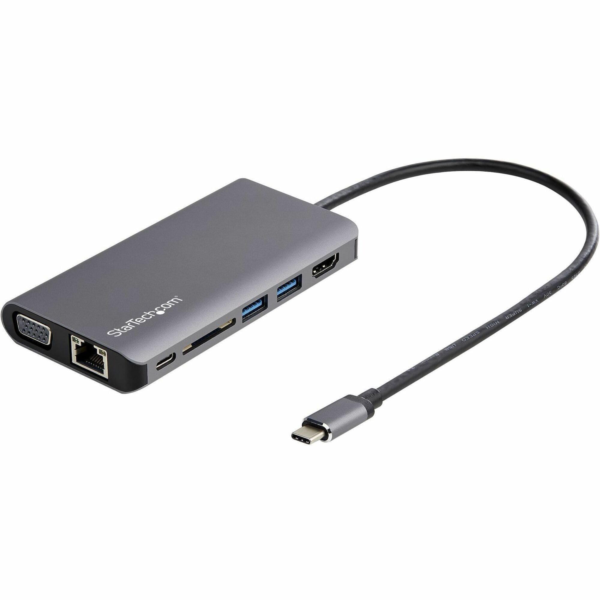 Startech.com DKT30CHVAUSP Docking Station USB-C Nera/Grigia