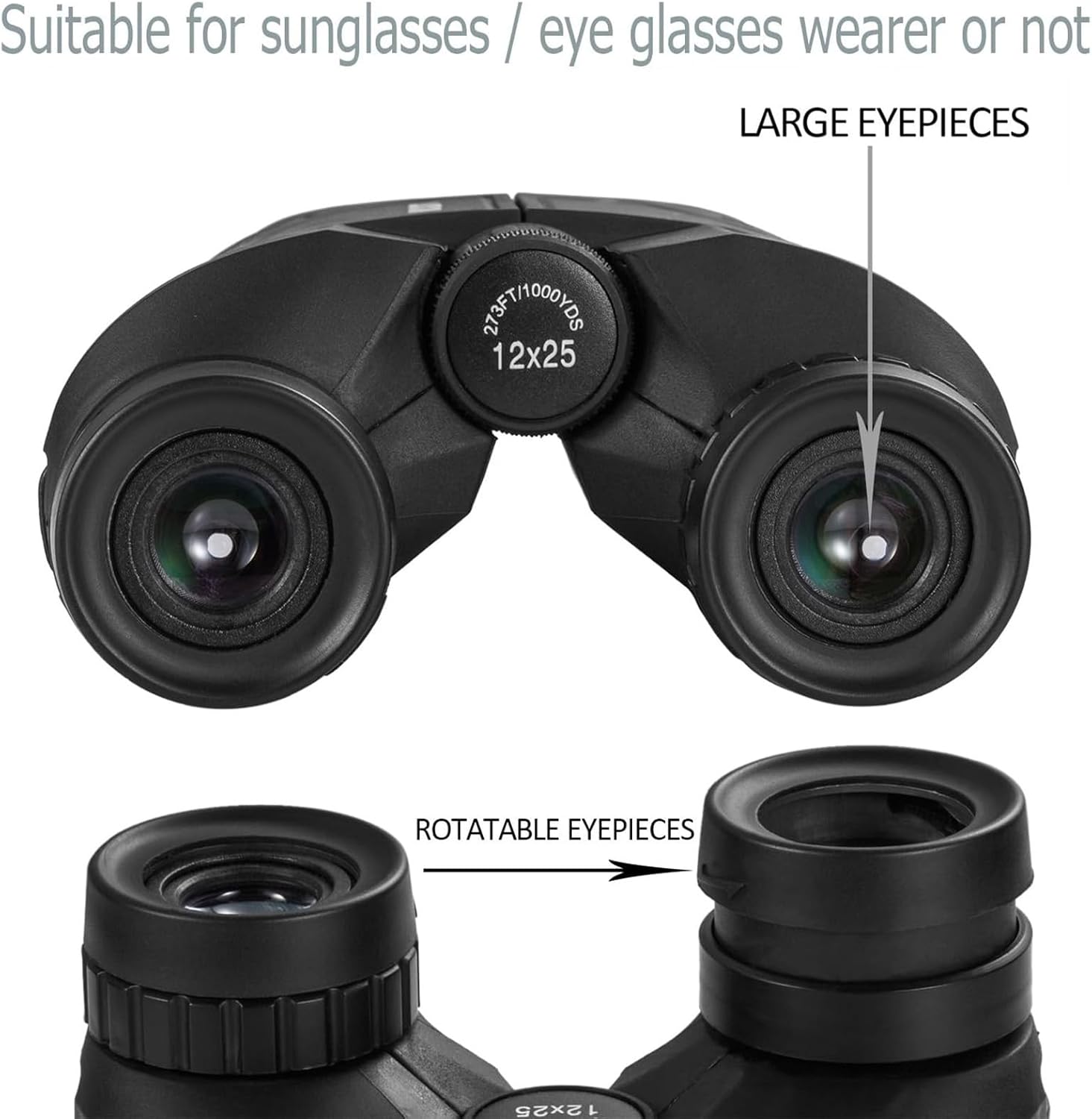 Occer 12x25 Binocolo Compatto per Birdwatching - immagine 3