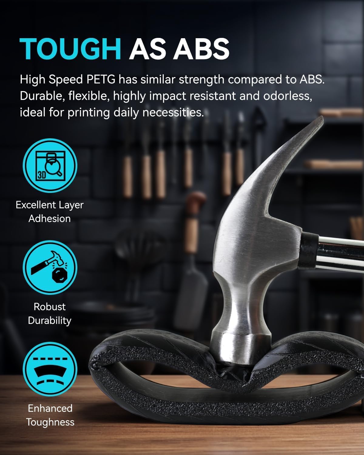 Sunlu Bundle 4KG Filamento PETG Rapido per Stampanti 3D - immagine 3