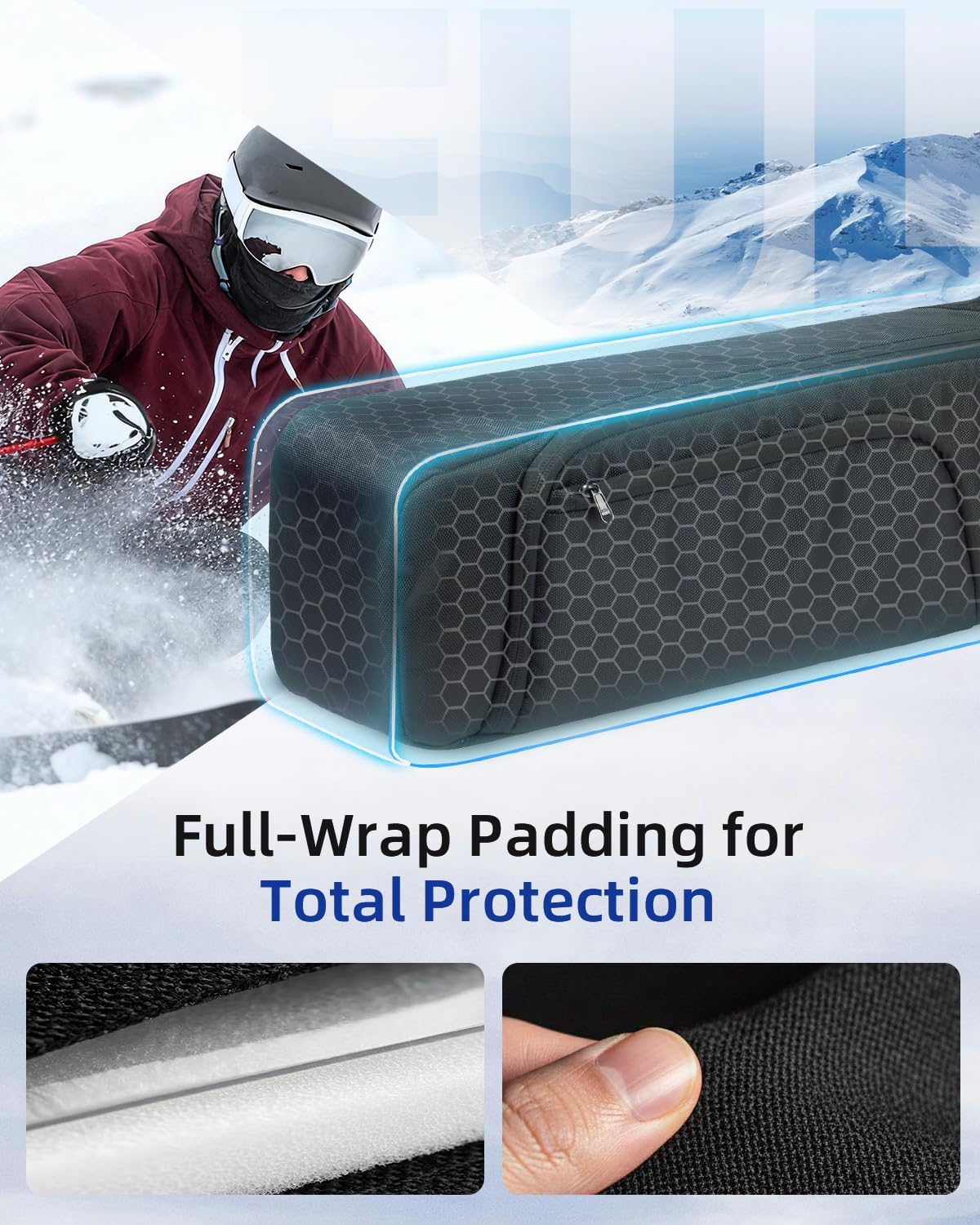 Abahub Borsa da Sci Impermeabile Imbottita - immagine 3