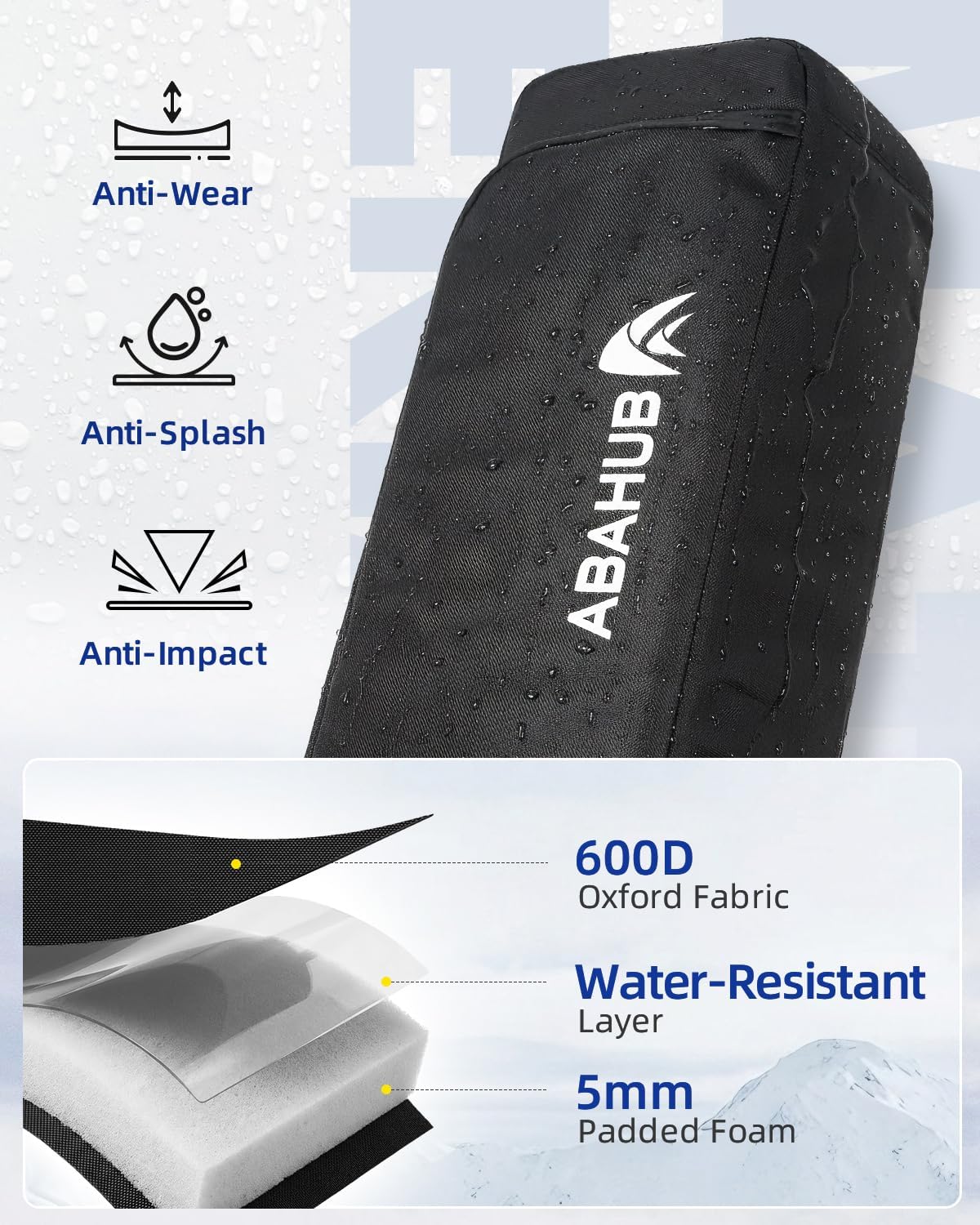 Abahub Borsa da Sci Impermeabile Imbottita - immagine 4