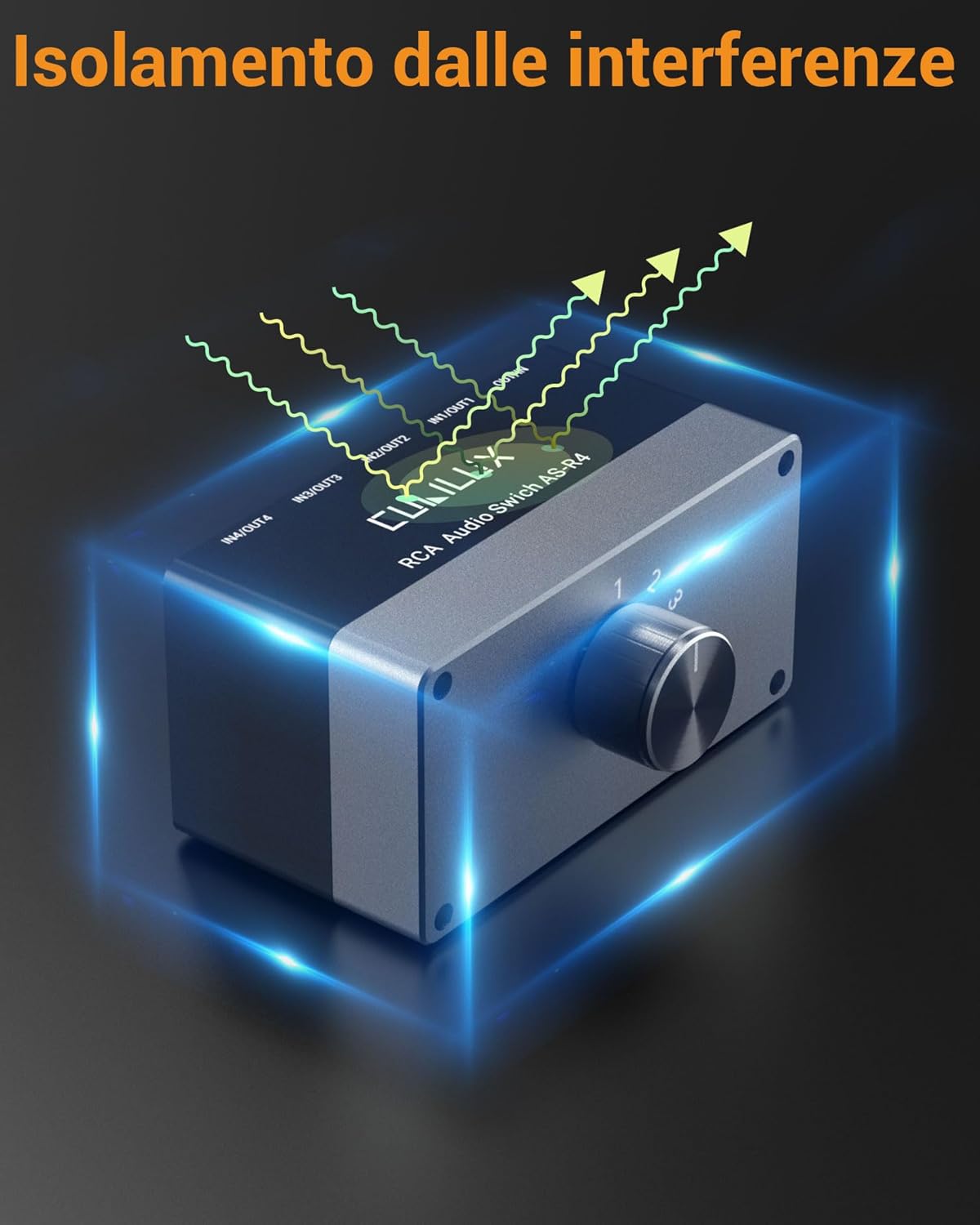 Cubilux AS-R4 Switch Pono Bidirezionale a 4 Vie - immagine 5