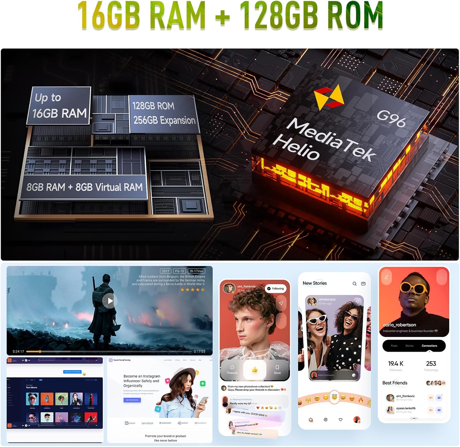 Ulefone Armor 22 - Rugged Smartphone Android 13, Verde - immagine 2