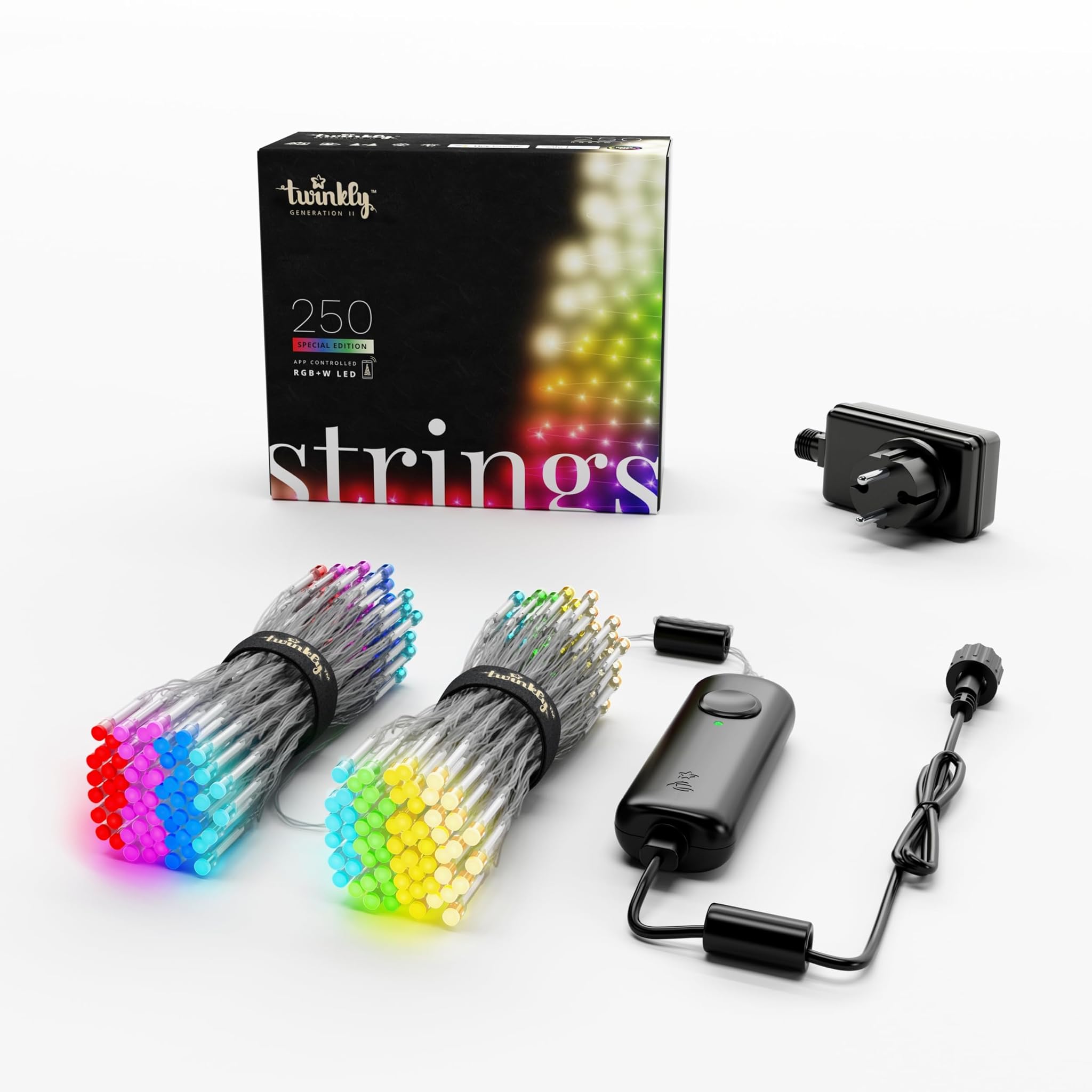 Twinkly Strings 250 LED RGB+Bianco - Luci Smart 20m