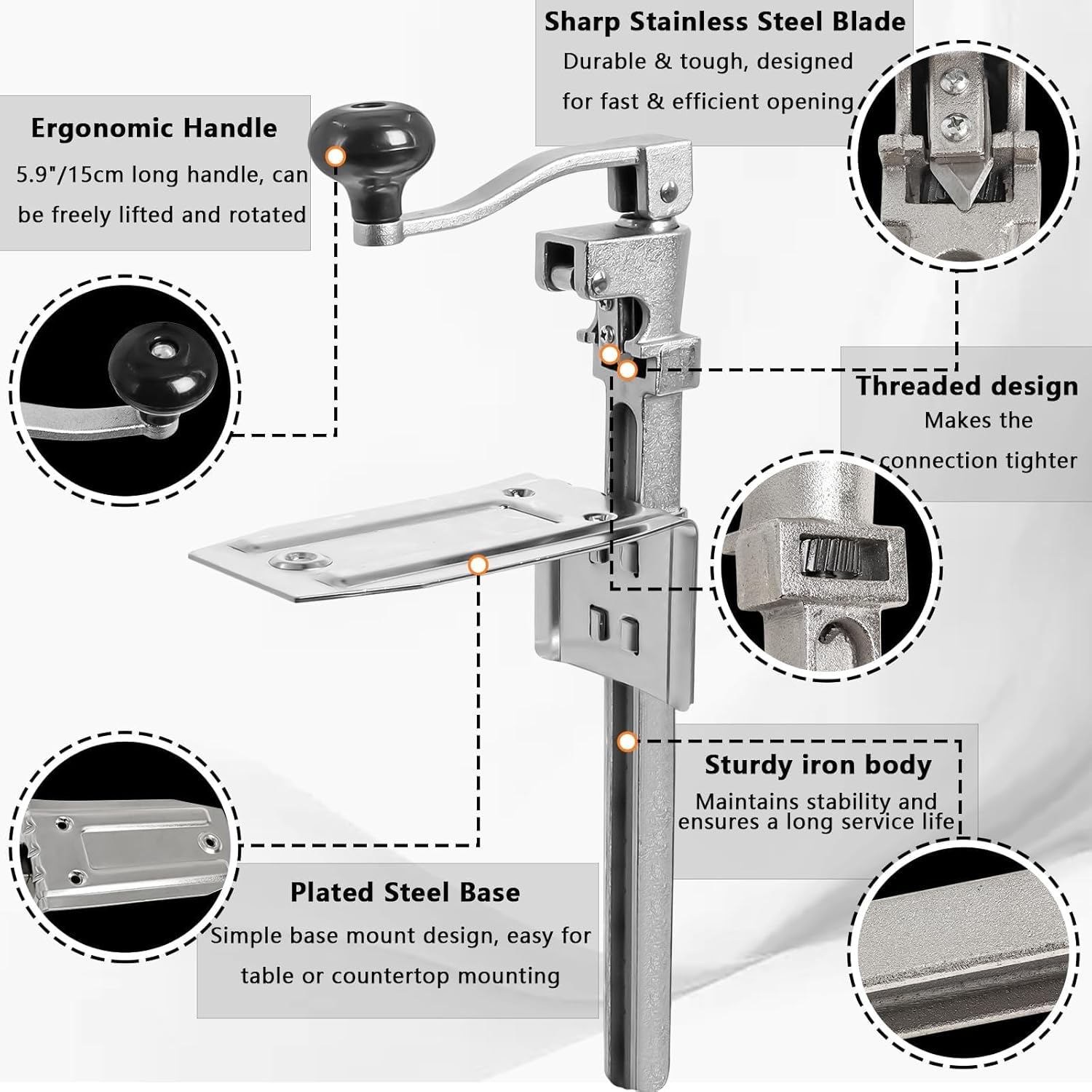 Apriscatole da Banco Professionale Commerciale - immagine 2