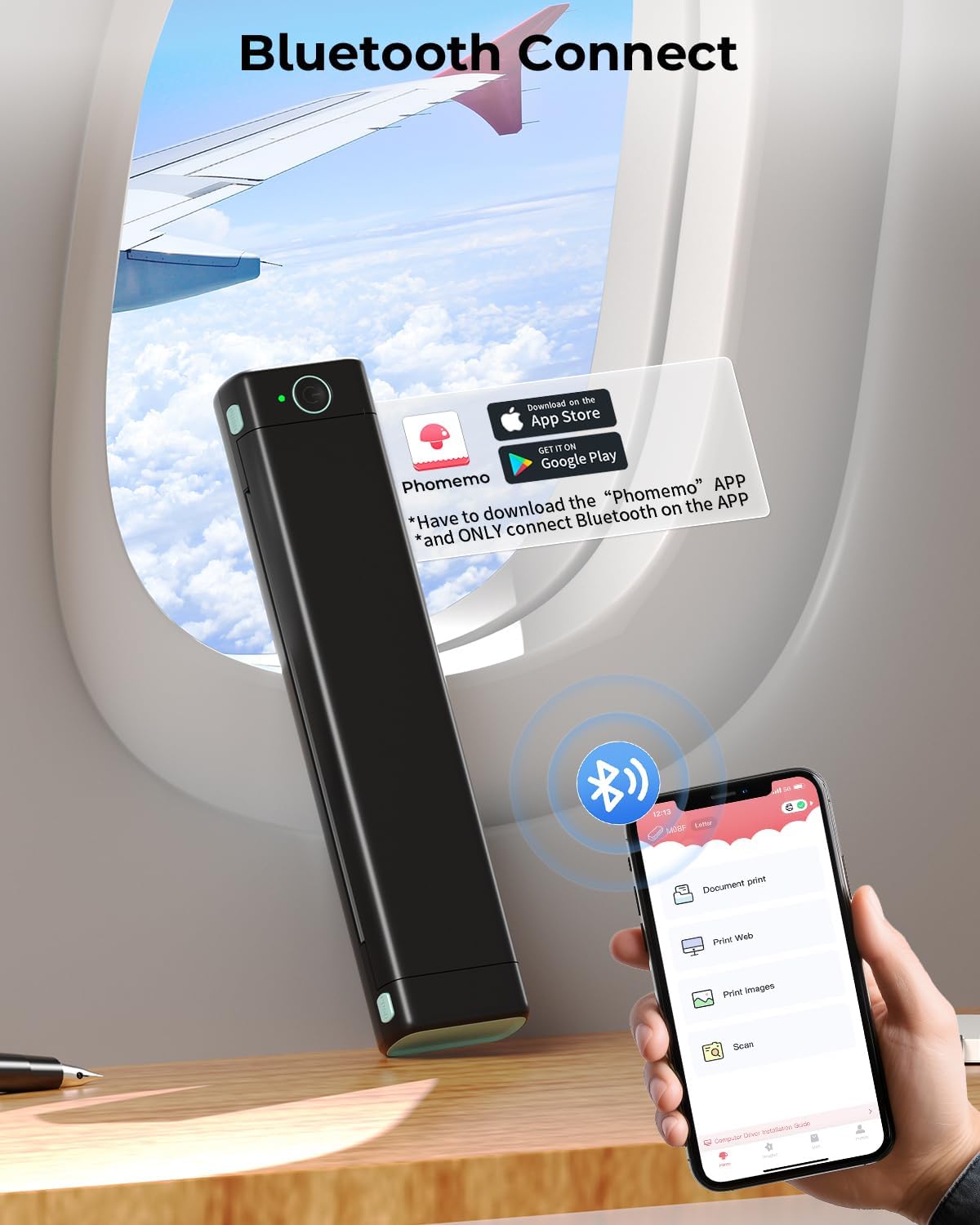 Phomemo M08F Stampante Portatile A4 Termica - immagine 2