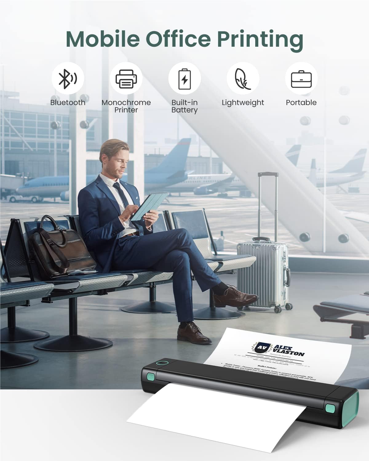 Phomemo M08F Stampante Portatile A4 Termica - immagine 4