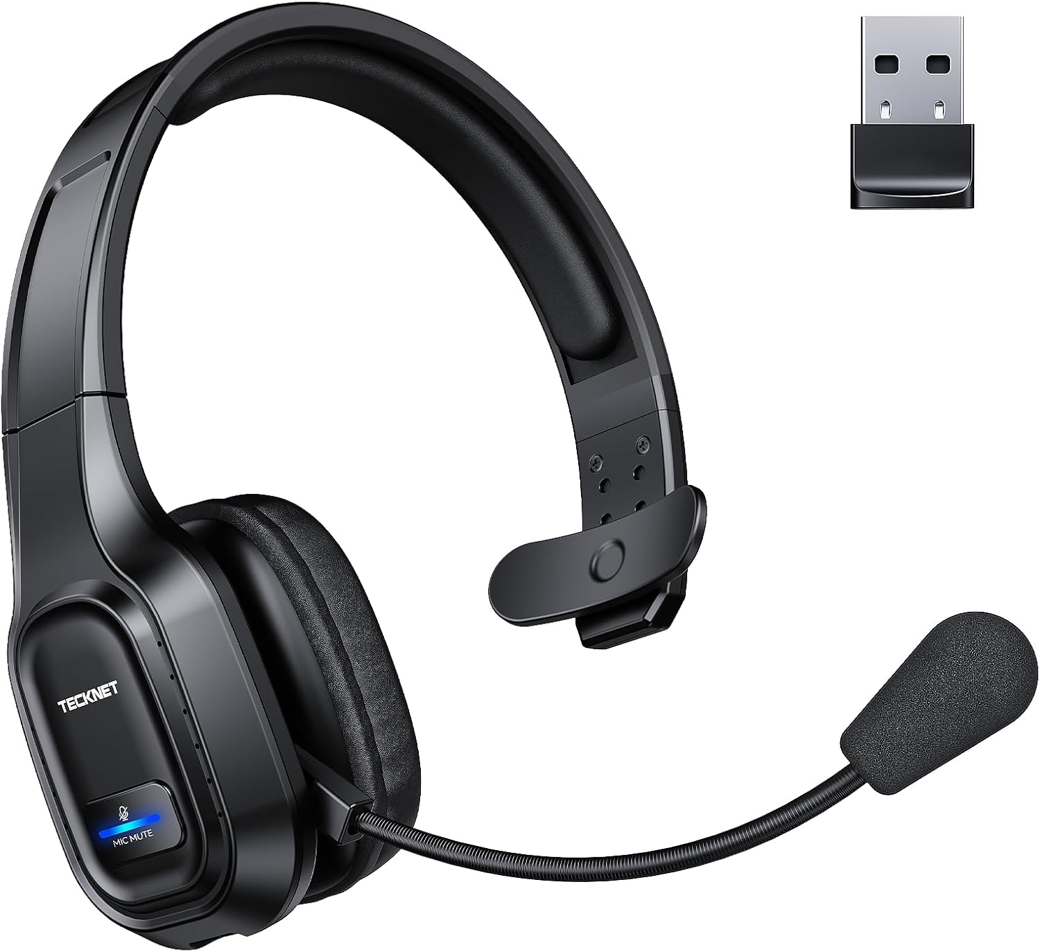 Tecknet Cuffie Bluetooth Wireless con Microfono 55 Ore - immagine 1