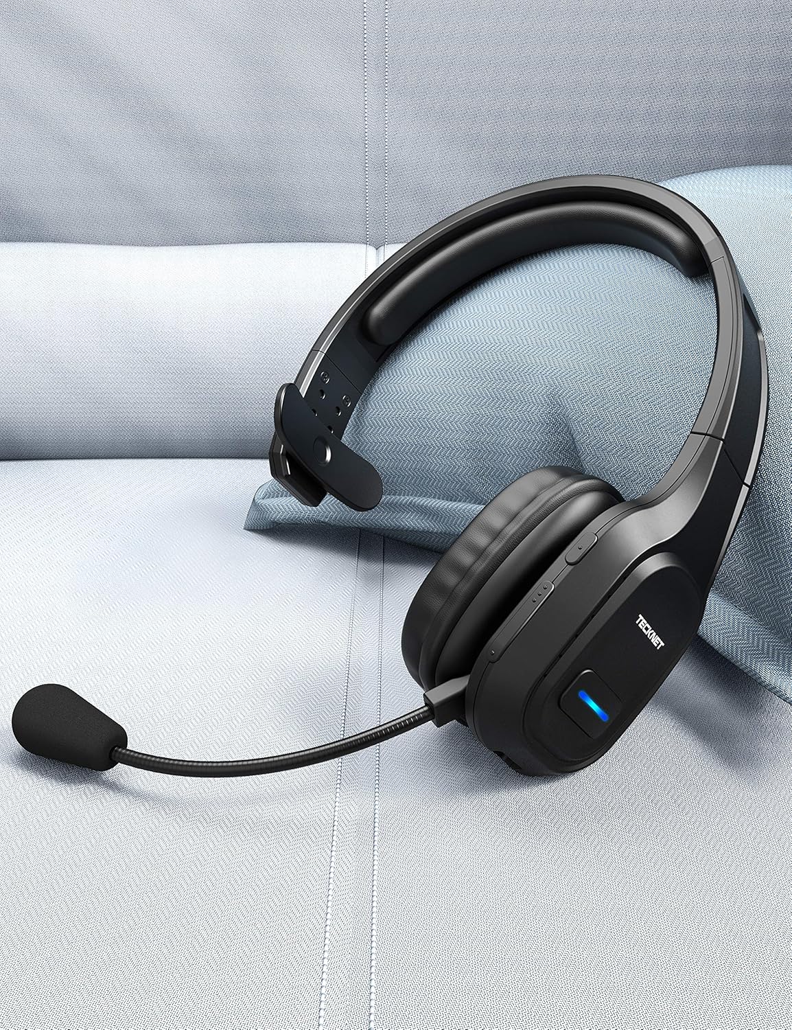 Tecknet Cuffie Bluetooth Wireless con Microfono 55 Ore - immagine 2