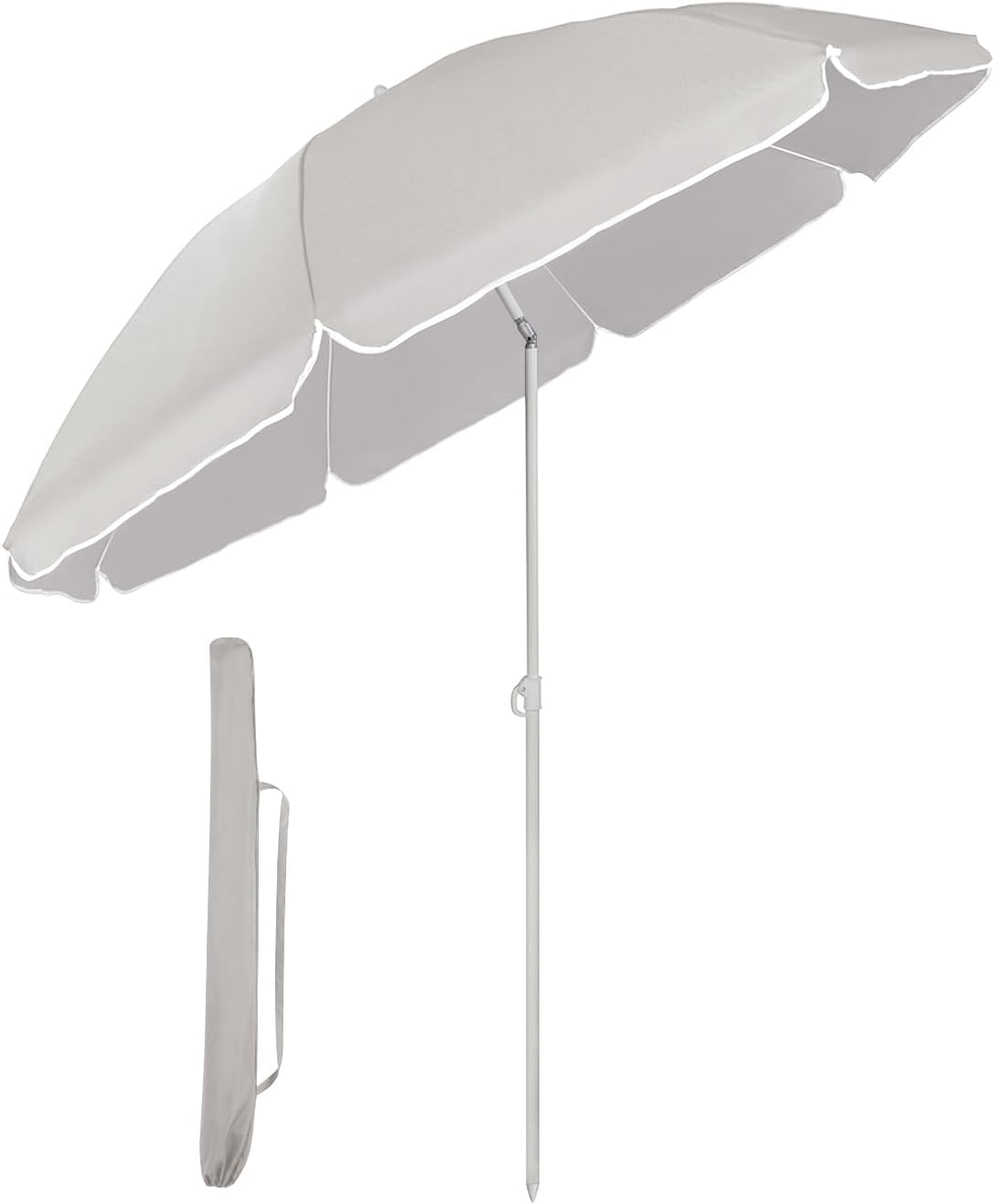 Sekey Ombrellone da Spiaggia 160cm con Custodia