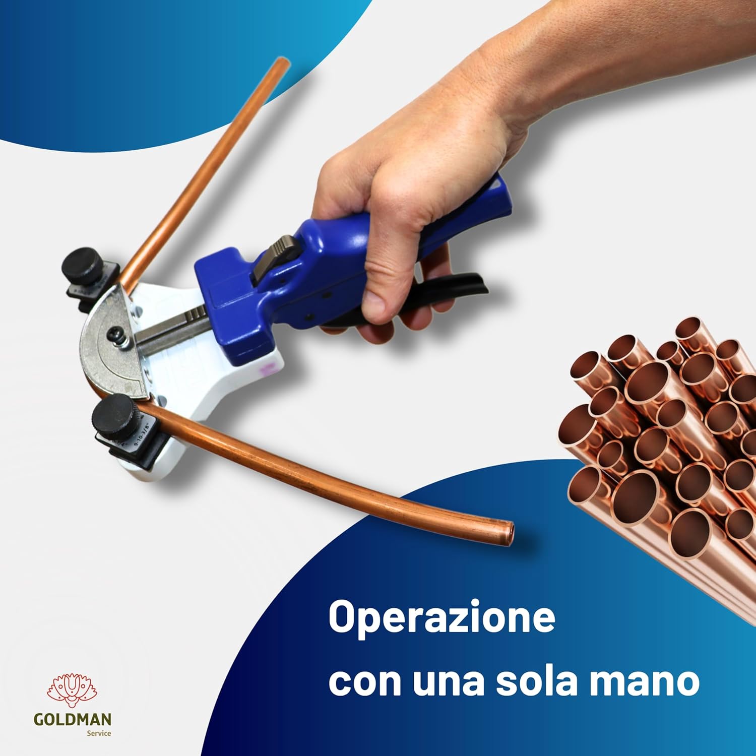 GOLDMAN SERVICE - Macchina Piegatubi Manuale - immagine 4