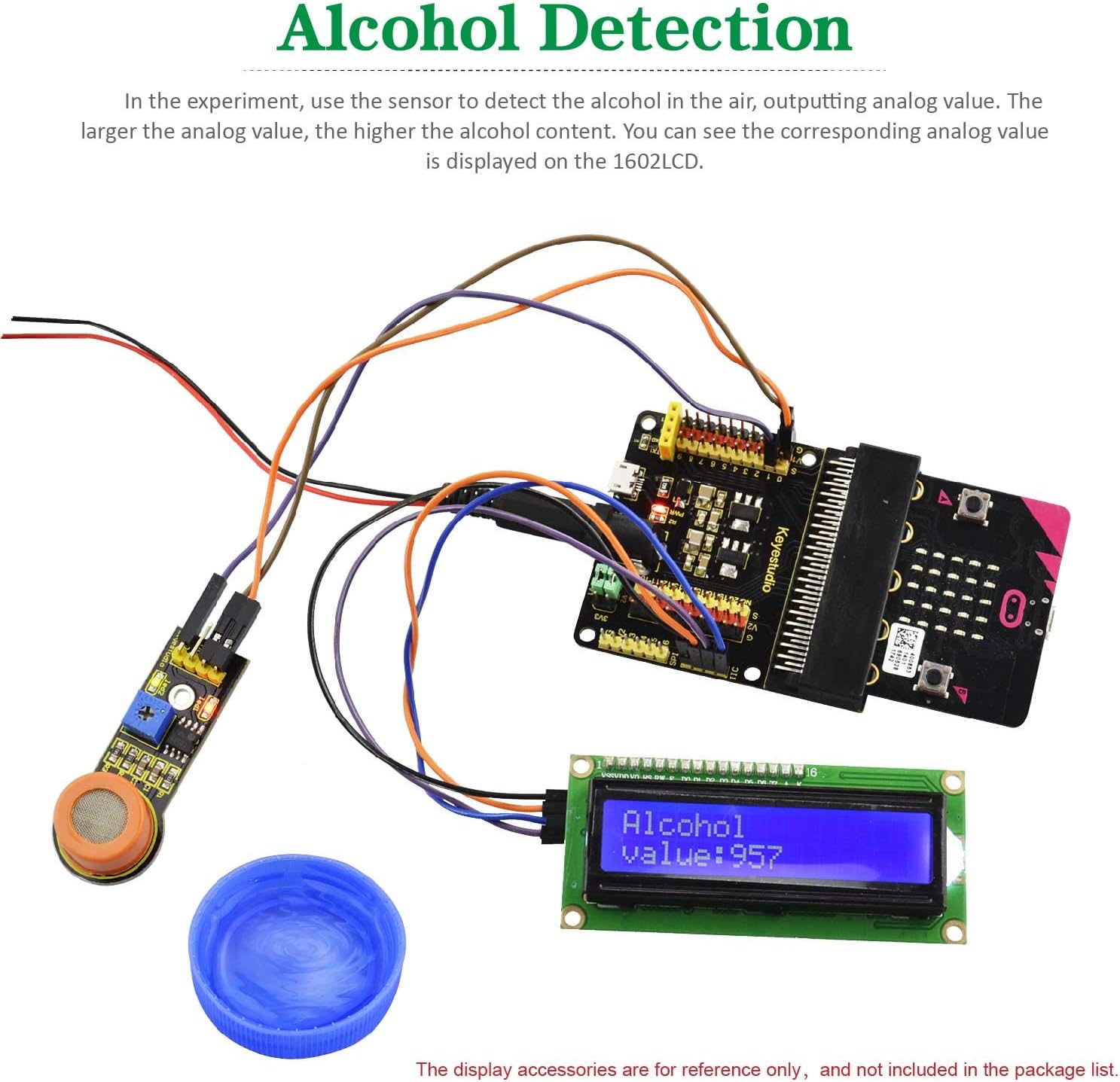 KEYESTUDIO BBC Micro:bit Sensor Shield for Microbit V2 V1 Starter Kit ...