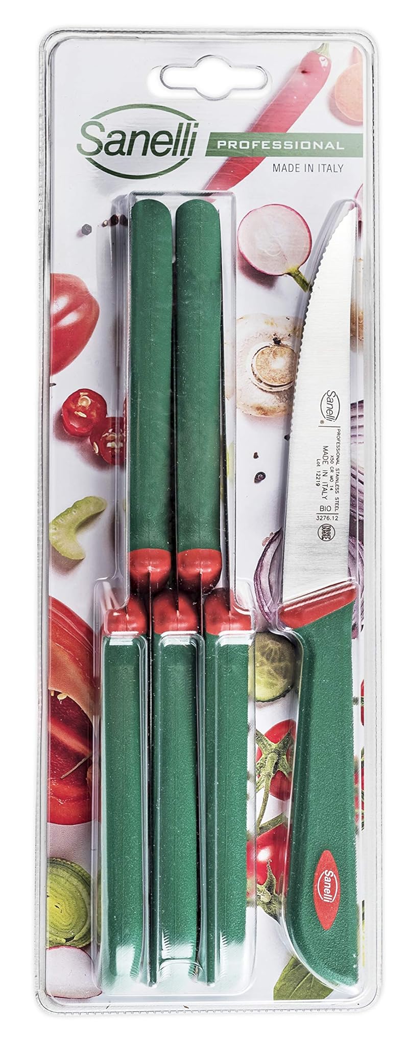 Sanelli Set coltelli da carne, costata e tavola 6 pz.