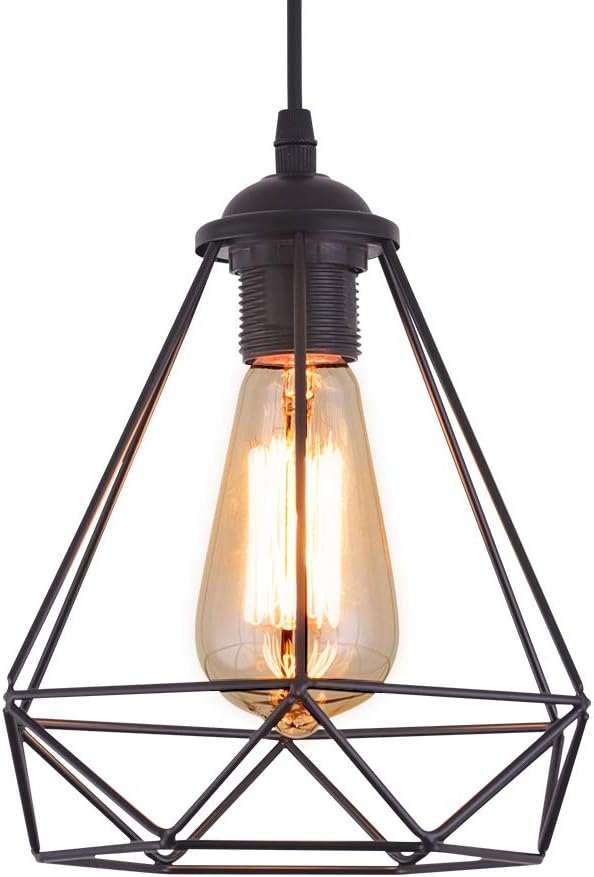 Retro Lampada A Sospensione Vintage Industriale E27 - immagine 4