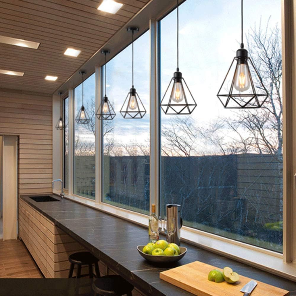 Retro Lampada A Sospensione Vintage Industriale E27 - immagine 5