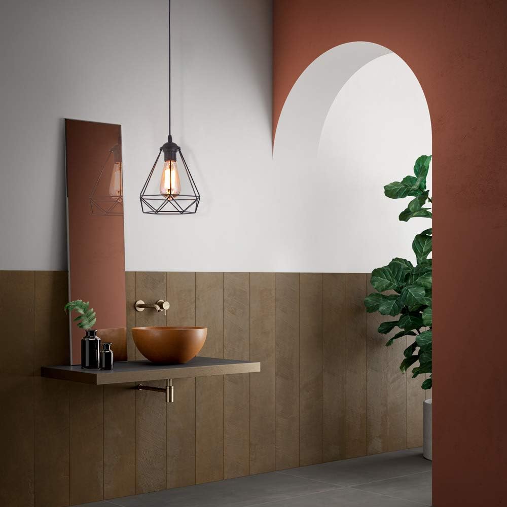 Retro Lampada A Sospensione Vintage Industriale E27 - immagine 6